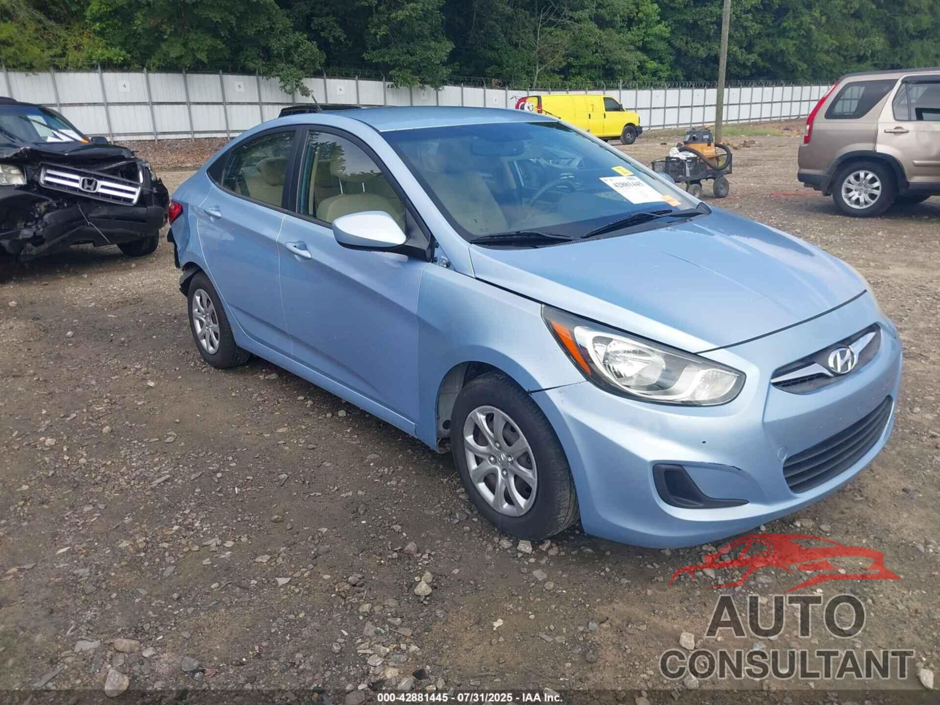HYUNDAI ACCENT 2013 - KMHCT4AEXDU343544