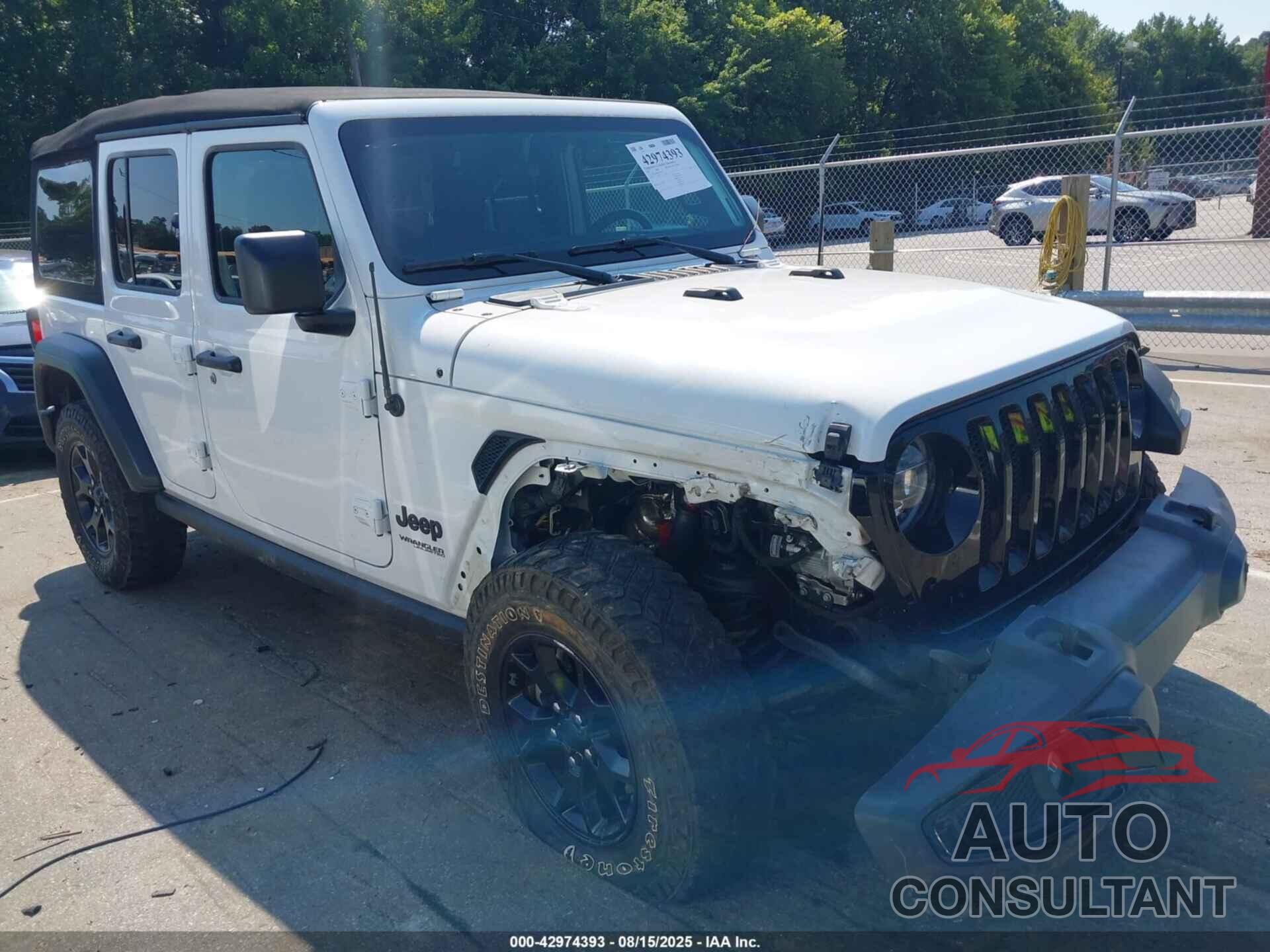 JEEP WRANGLER UNLIMITED 2022 - 1C4HJXDG8NW259579