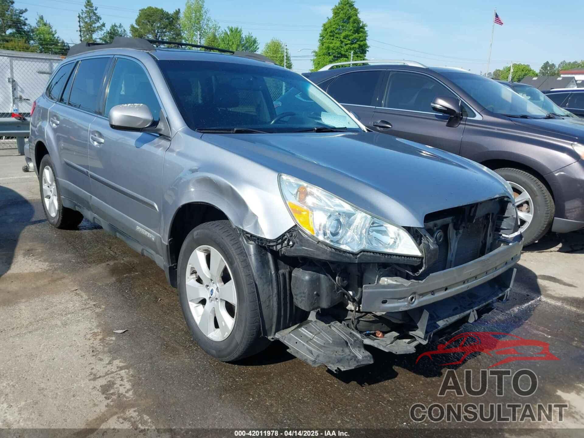 SUBARU OUTBACK 2011 - 4S4BRBKC6B3433126