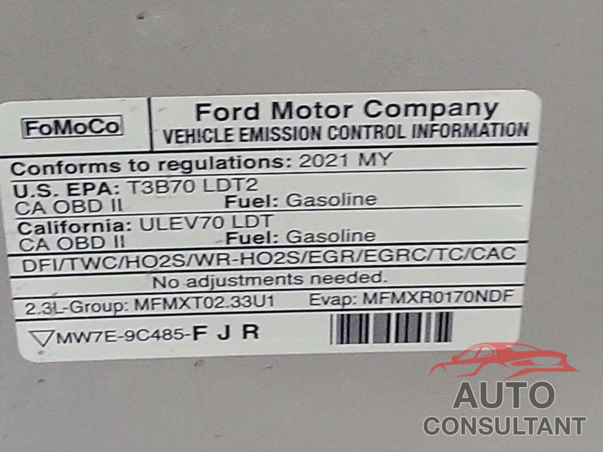 FORD EXPLORER 2021 - 1FMSK8BH9MGA87622