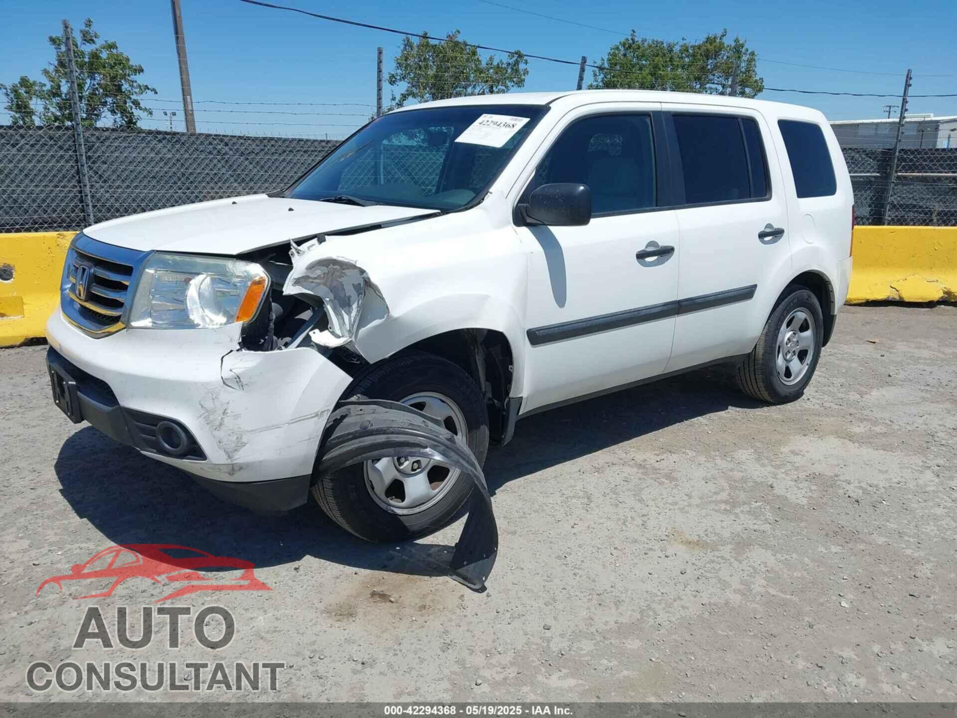 HONDA PILOT 2015 - 5FNYF4H28FB064098