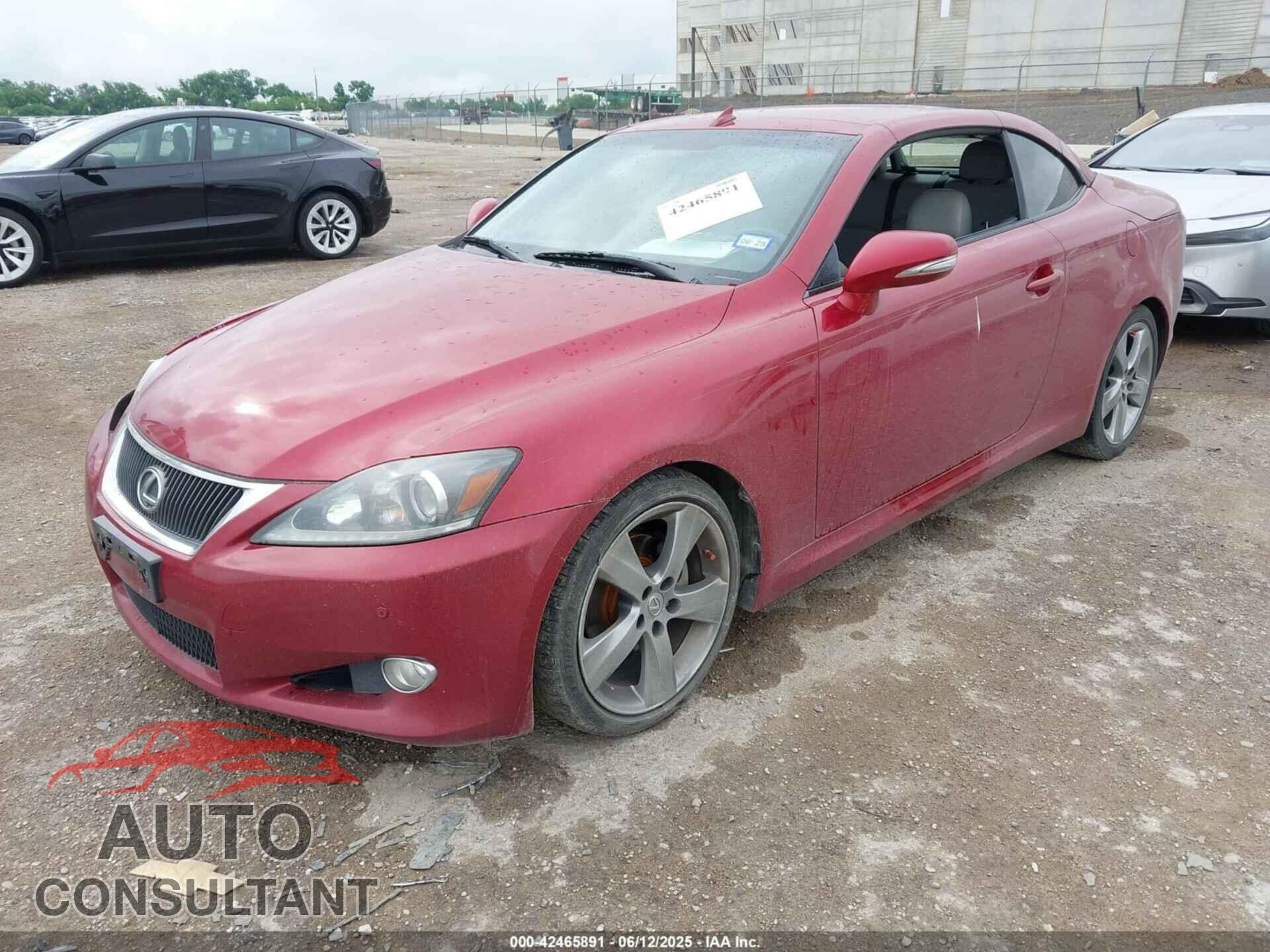 LEXUS IS 250C 2011 - JTHFF2C26B2514815