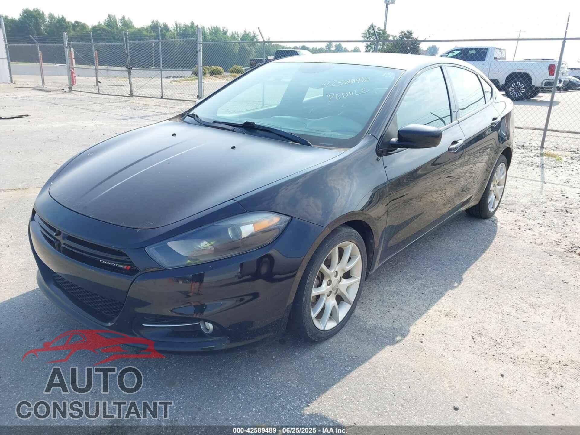 DODGE DART 2013 - 1C3CDFBA9DD157992