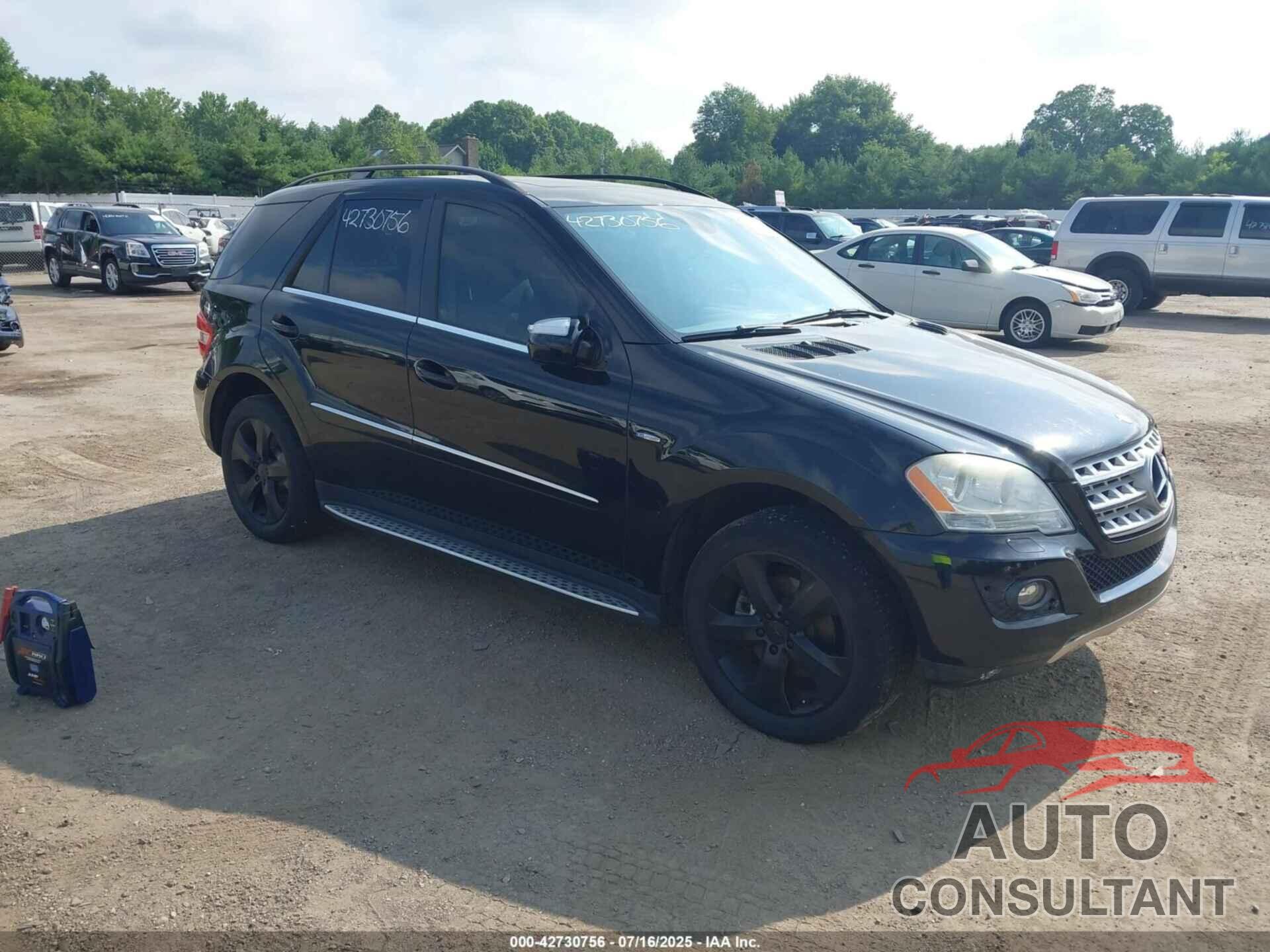 MERCEDES-BENZ ML 350 BLUETEC 2010 - 4JGBB2FB8AA621789