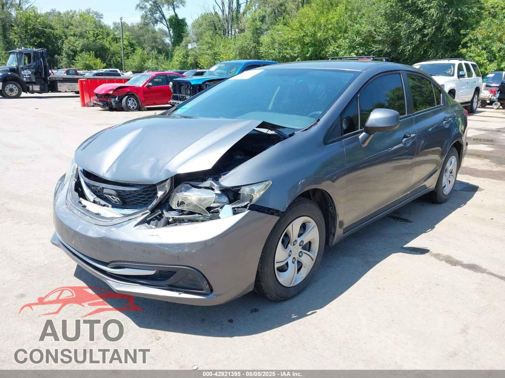 HONDA CIVIC 2013 - 19XFB2F59DE090846