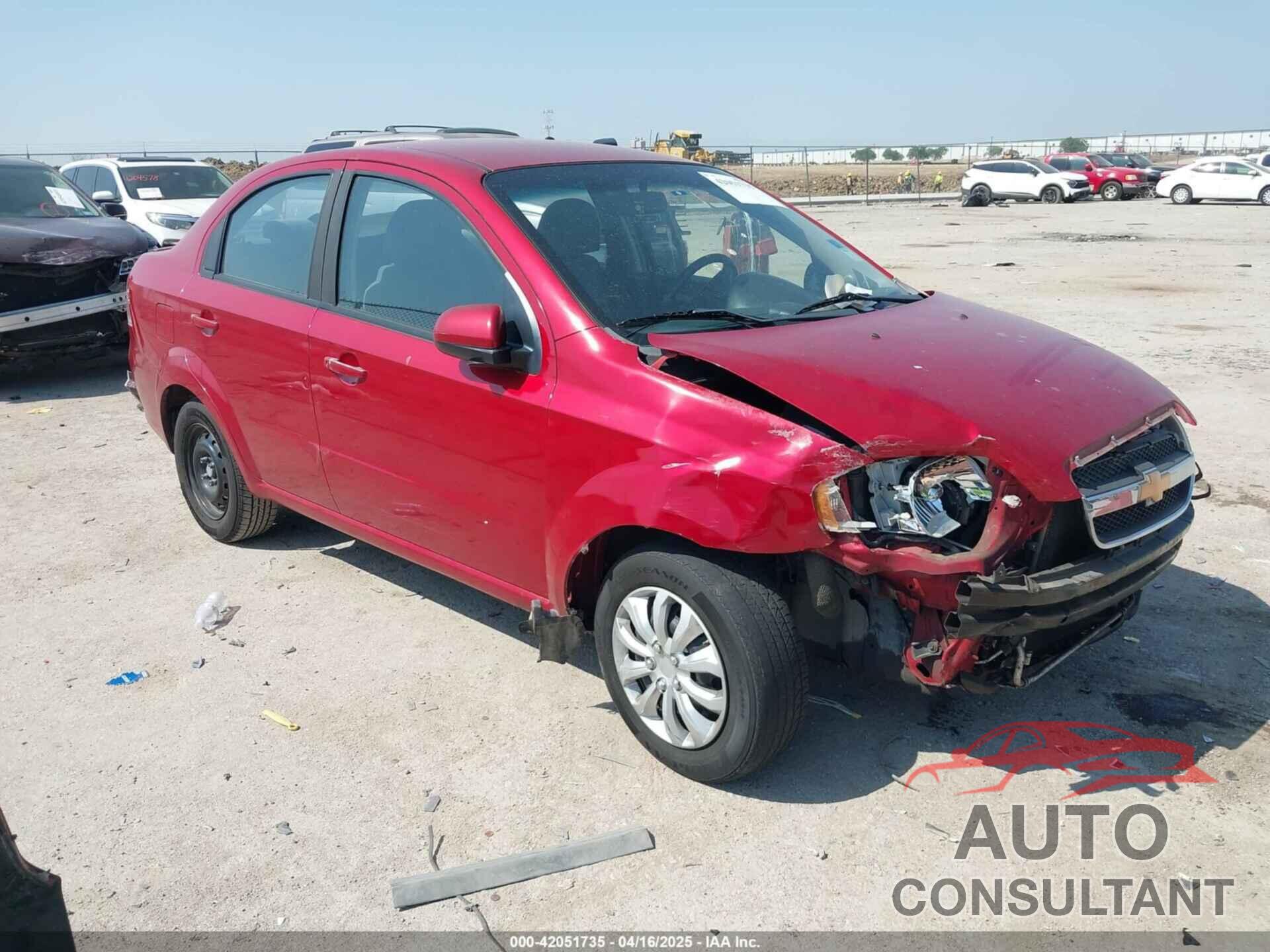 CHEVROLET AVEO 2010 - KL1TD5DE2AB097798