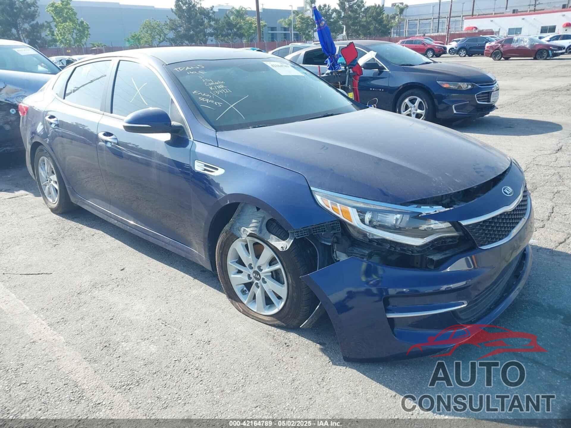 KIA OPTIMA 2017 - 5XXGT4L33HG134921
