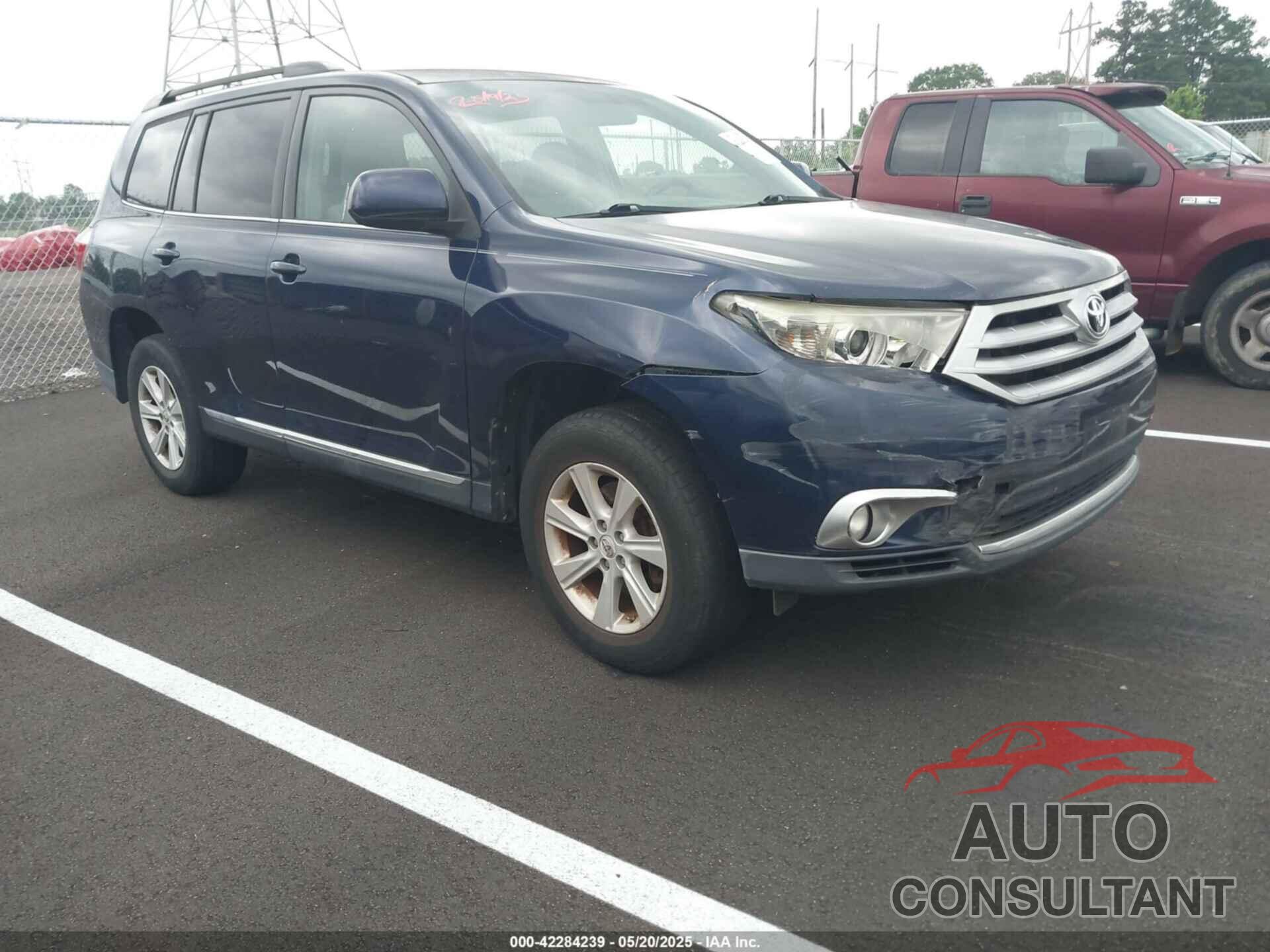 TOYOTA HIGHLANDER 2011 - 5TDZK3EH1BS042923