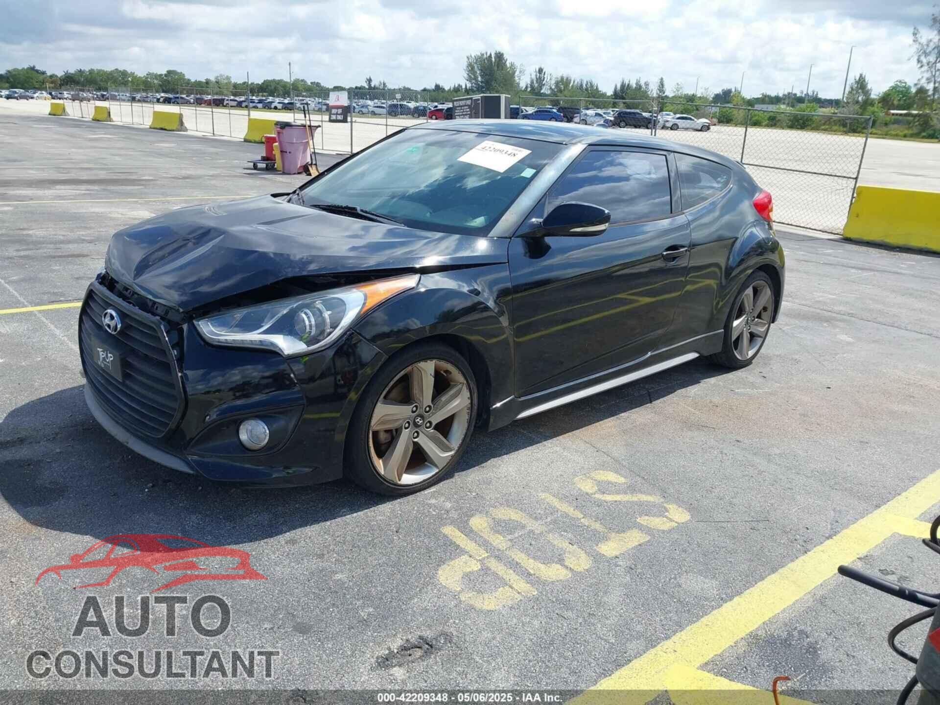 HYUNDAI VELOSTER 2014 - KMHTC6AE5EU185501