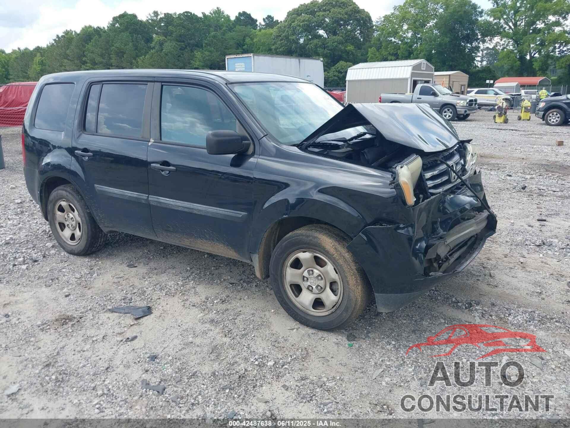 HONDA PILOT 2013 - 5FNYF4H22DB036231