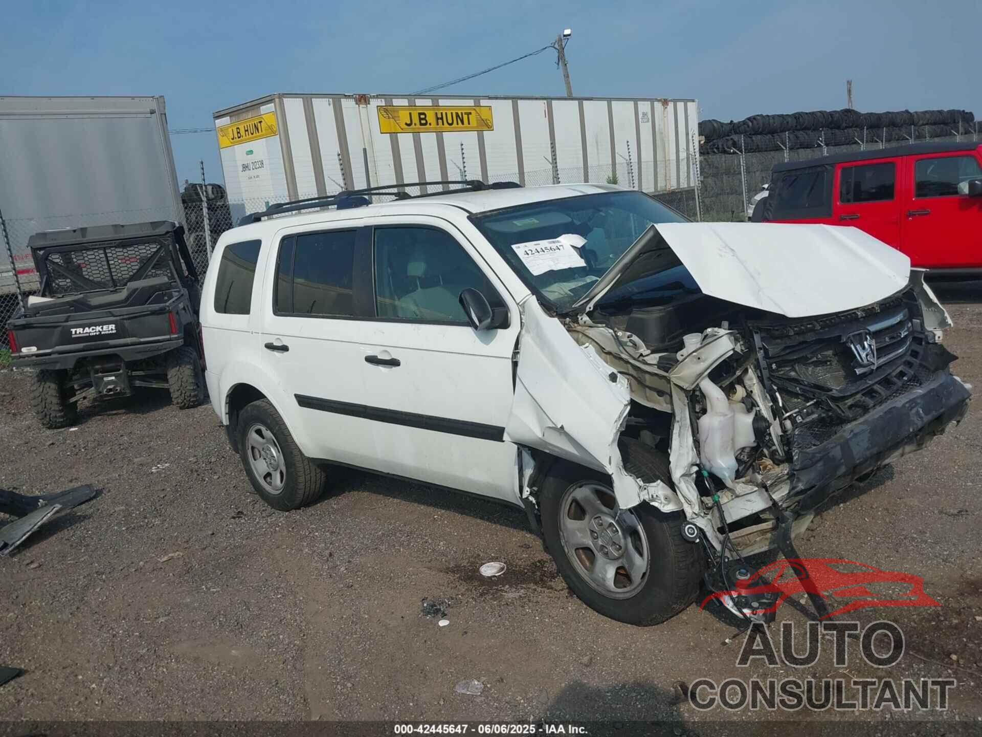 HONDA PILOT 2014 - 5FNYF4H26EB049632