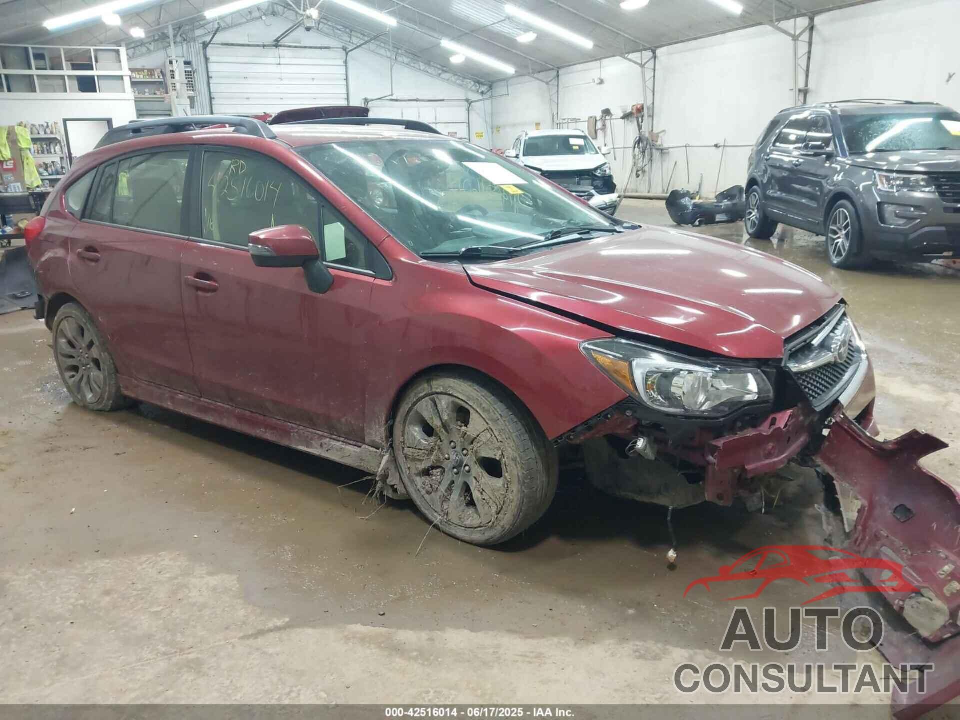 SUBARU IMPREZA 2016 - JF1GPAP67G8300520