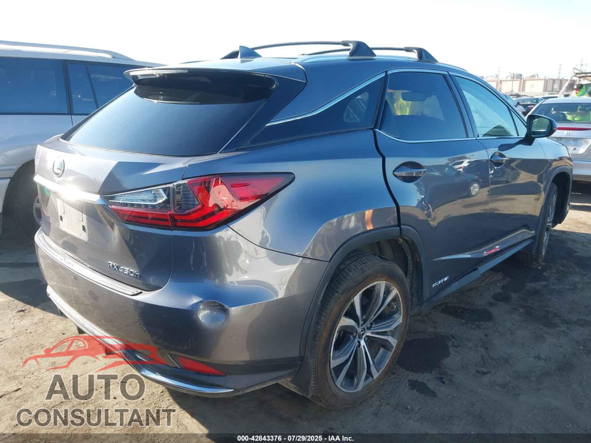 LEXUS RX 450H 2020 - 2T2HGMDAXLC048541