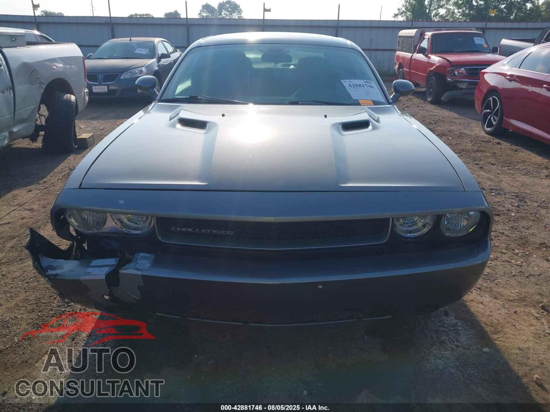 DODGE CHALLENGER 2012 - 2C3CDYAG7CH157931