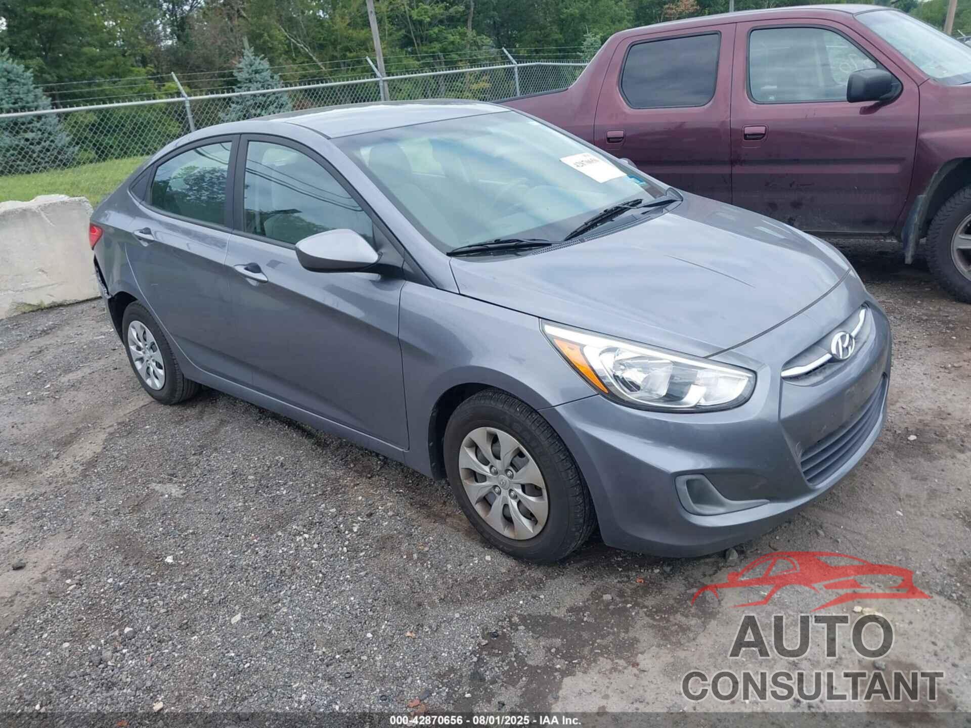 HYUNDAI ACCENT 2017 - KMHCT4AE8HU236028