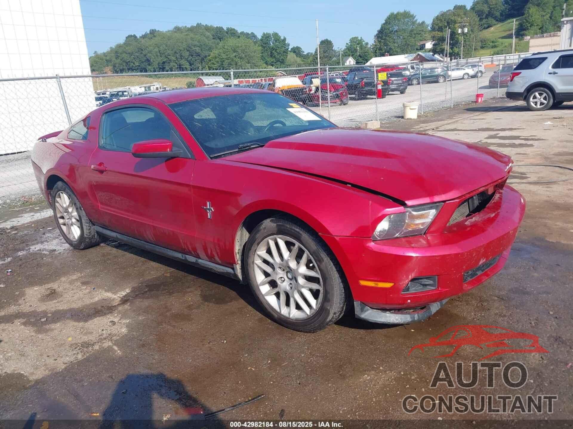 FORD MUSTANG 2012 - 1ZVBP8AM6C5216220