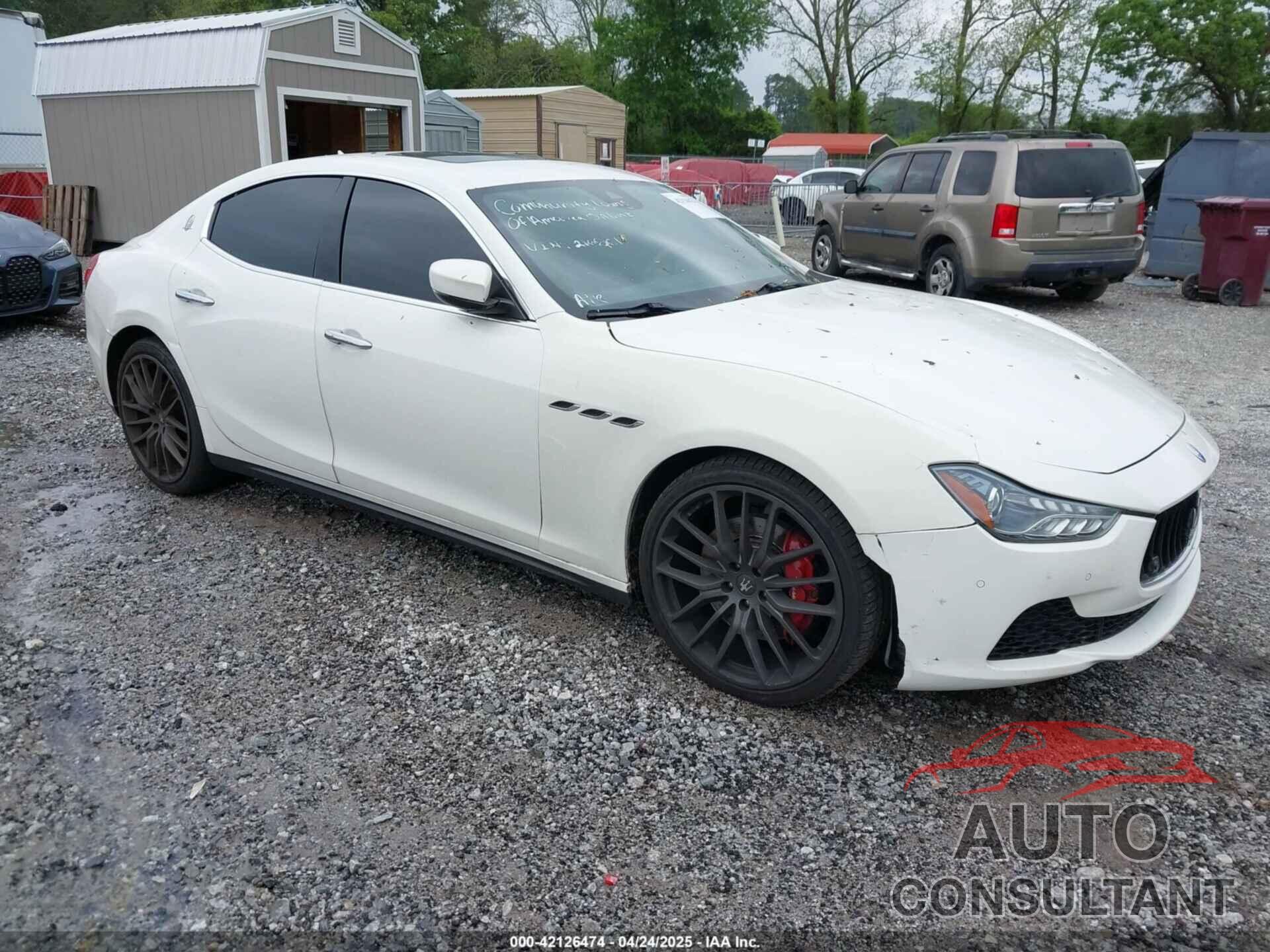 MASERATI GHIBLI 2017 - ZAM57RSS4H1216861