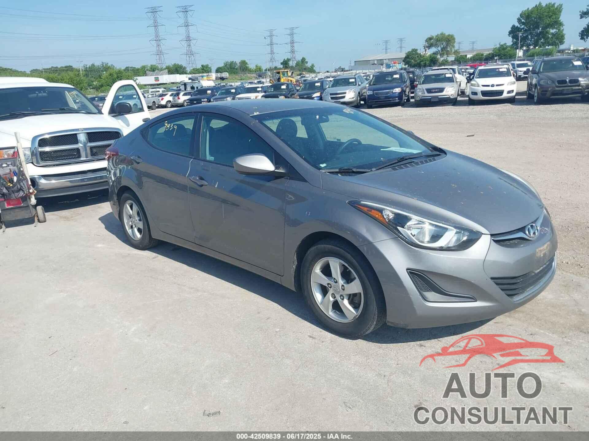 HYUNDAI ELANTRA 2014 - 5NPDH4AE8EH468435