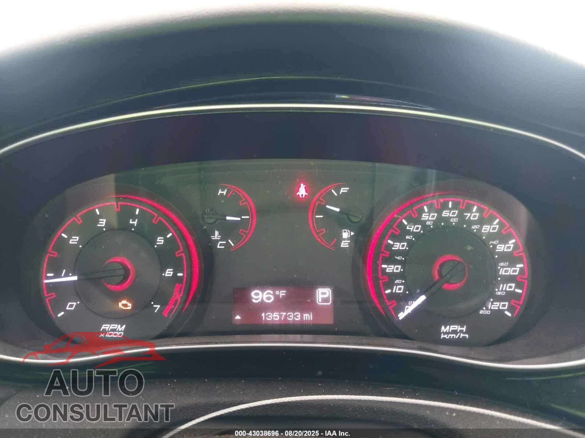 DODGE DART 2013 - 1C3CDFBA1DD338004