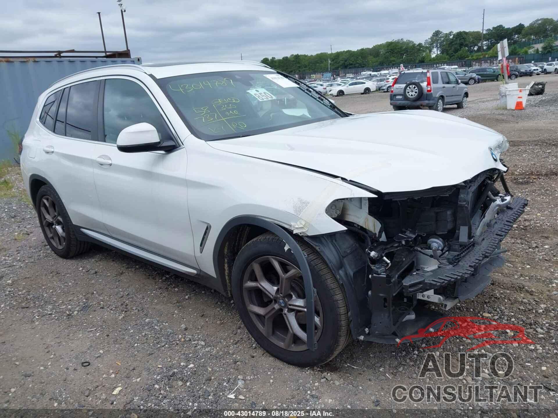 BMW X3 2022 - 5UX53DP04N9J21058