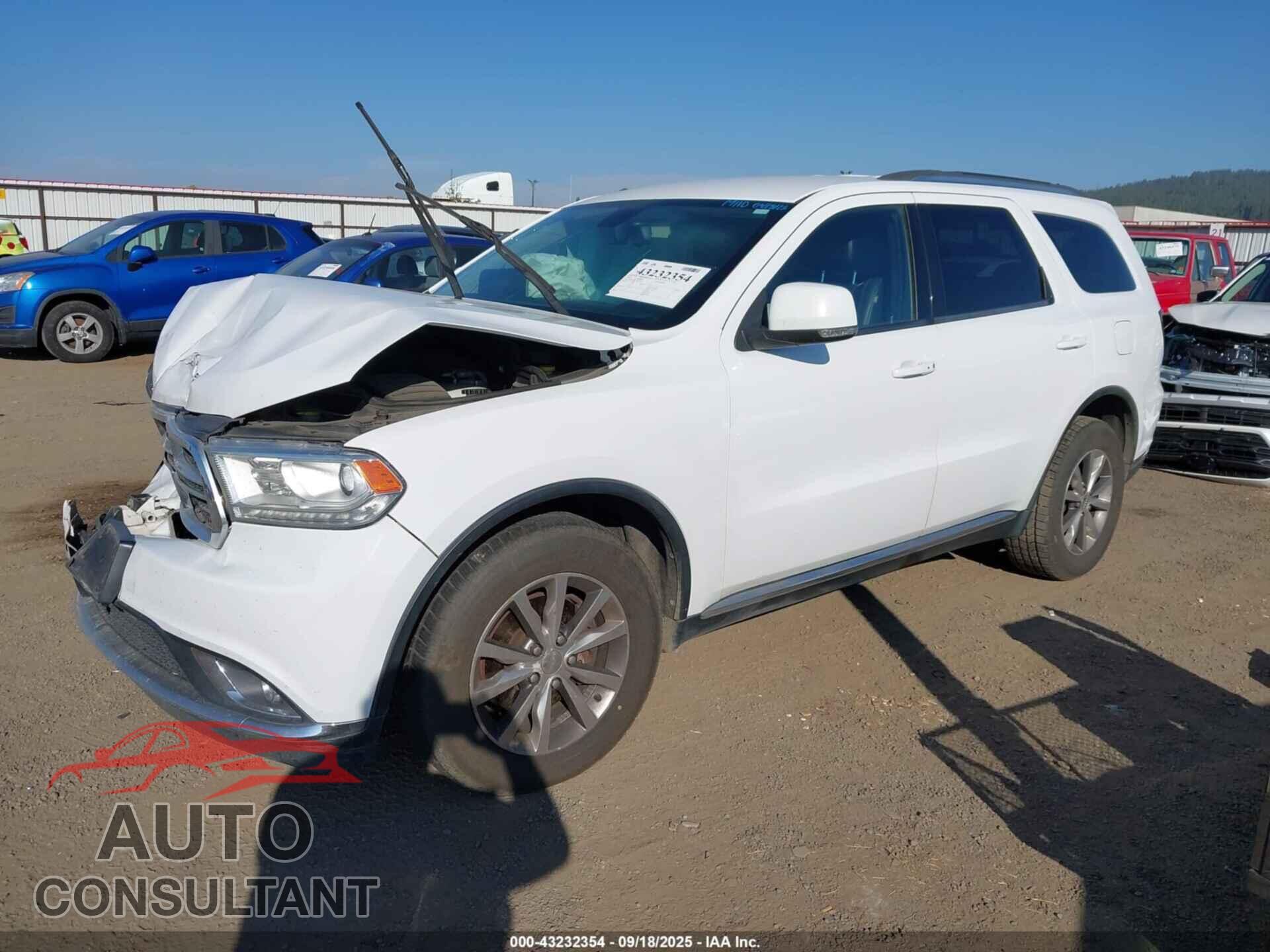 DODGE DURANGO 2015 - 1C4RDJDG1FC695427