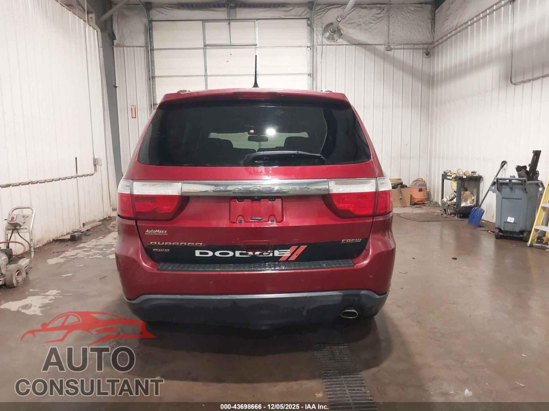 DODGE DURANGO 2013 - 1C4RDJDG7DC658847