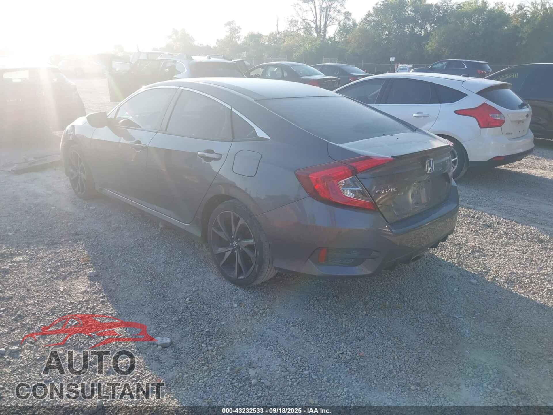 HONDA CIVIC 2019 - 2HGFC2F83KH547211
