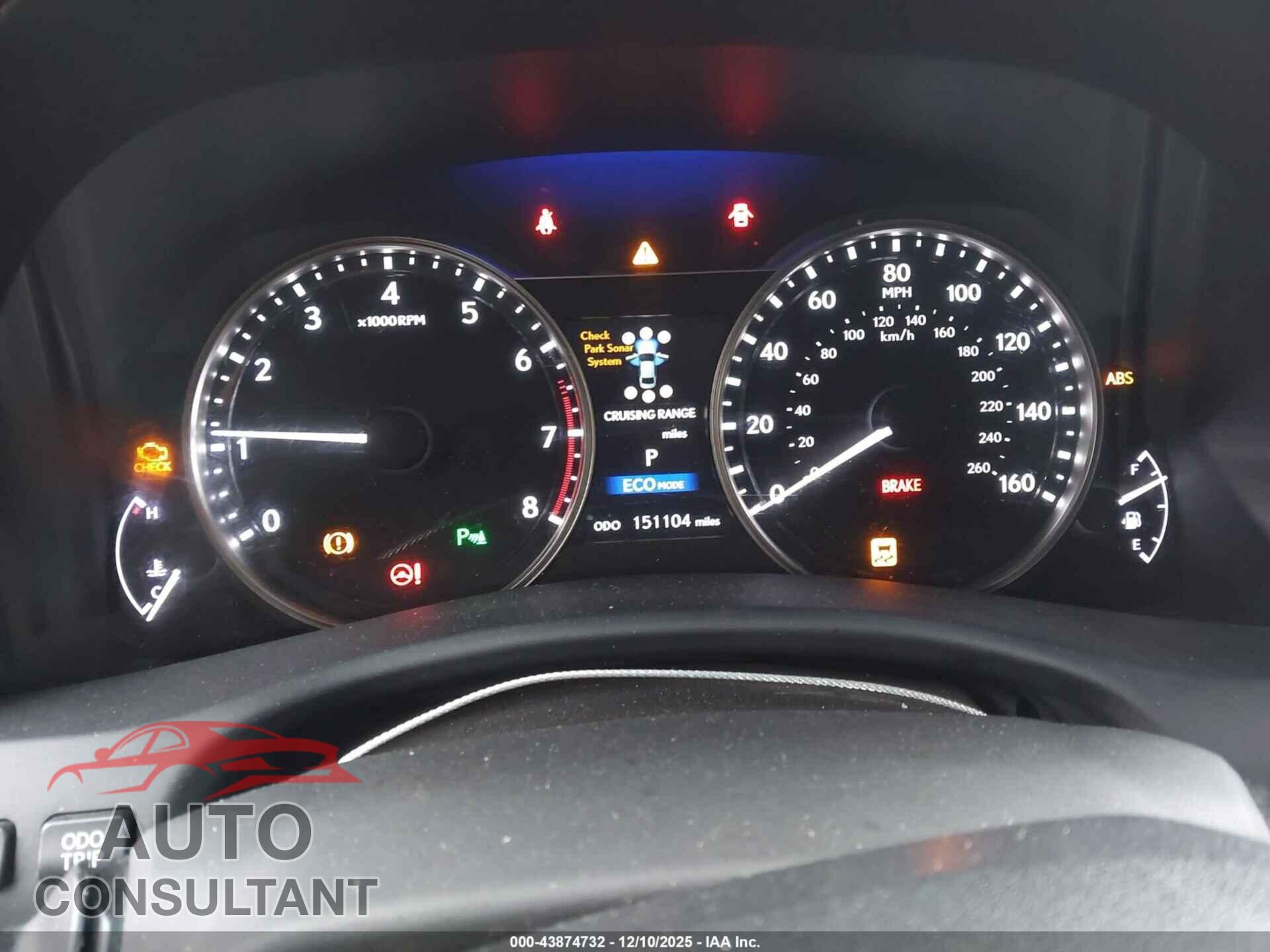 LEXUS GS 350 2015 - JTHBE1BL2FA002583