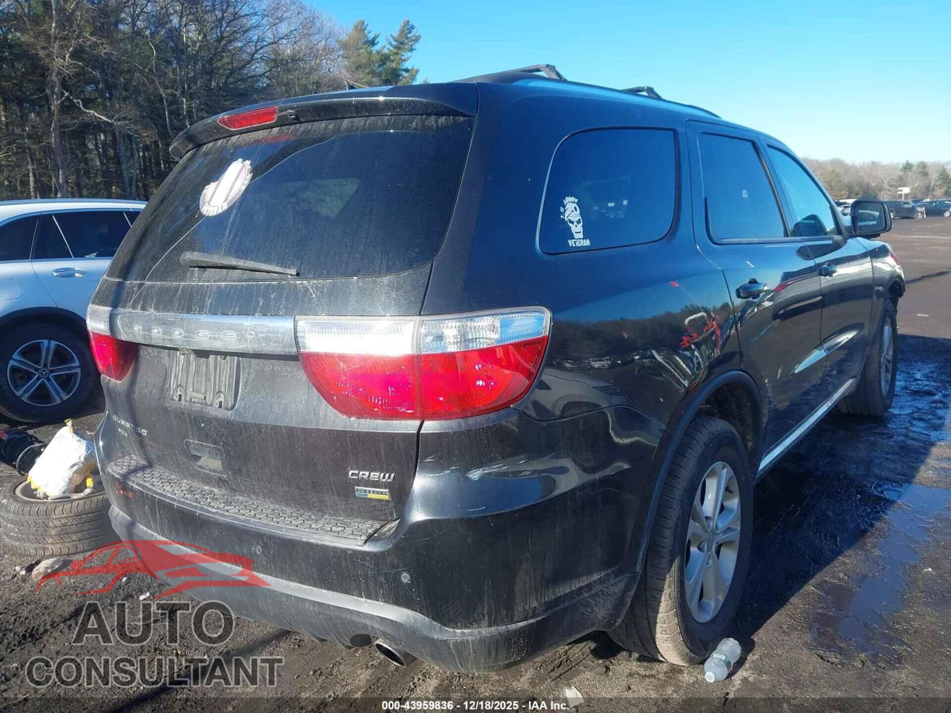 DODGE DURANGO 2012 - 1C4RDJDG5CC265766