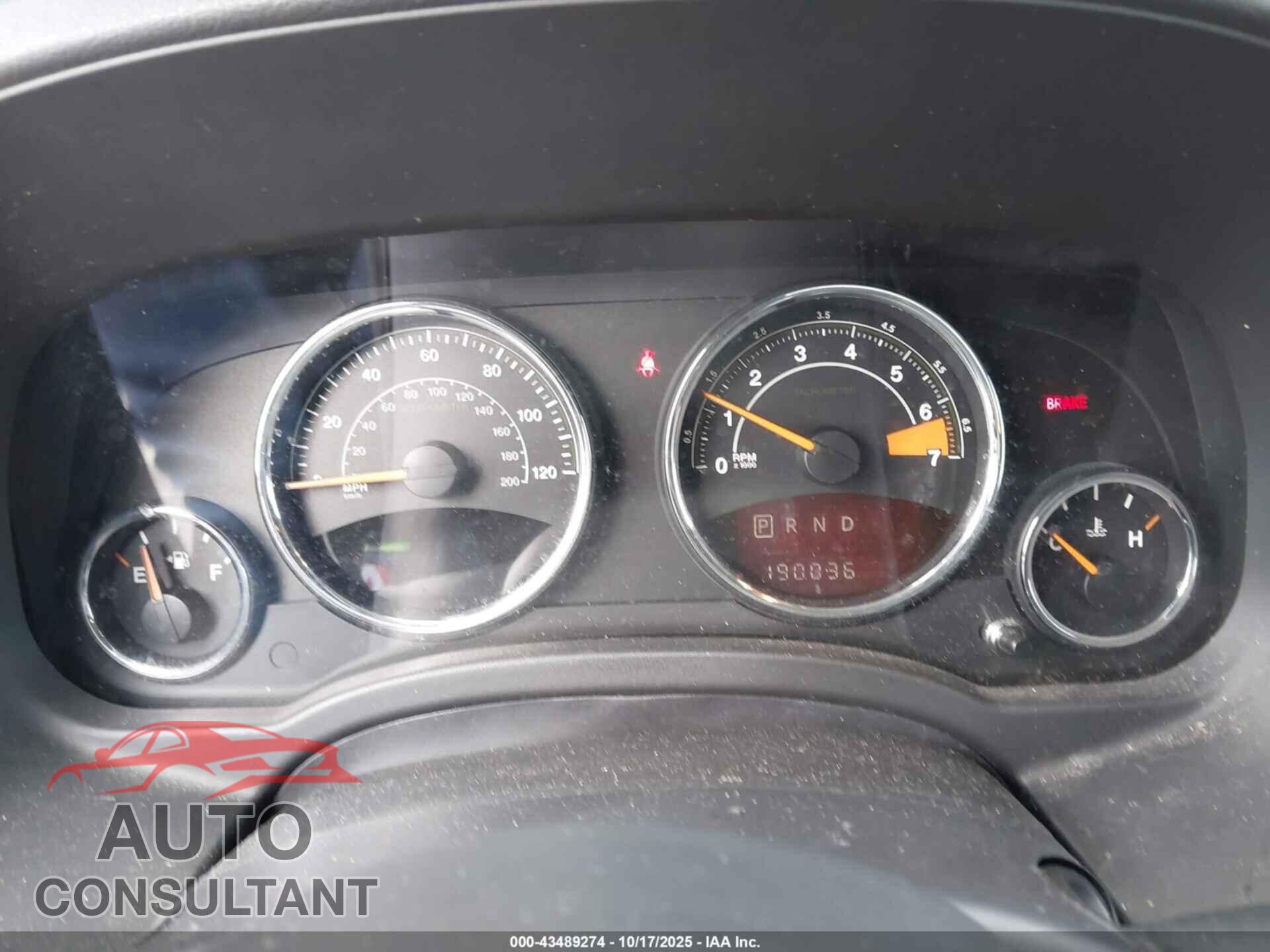 JEEP COMPASS 2017 - 1C4NJCEA3HD157015