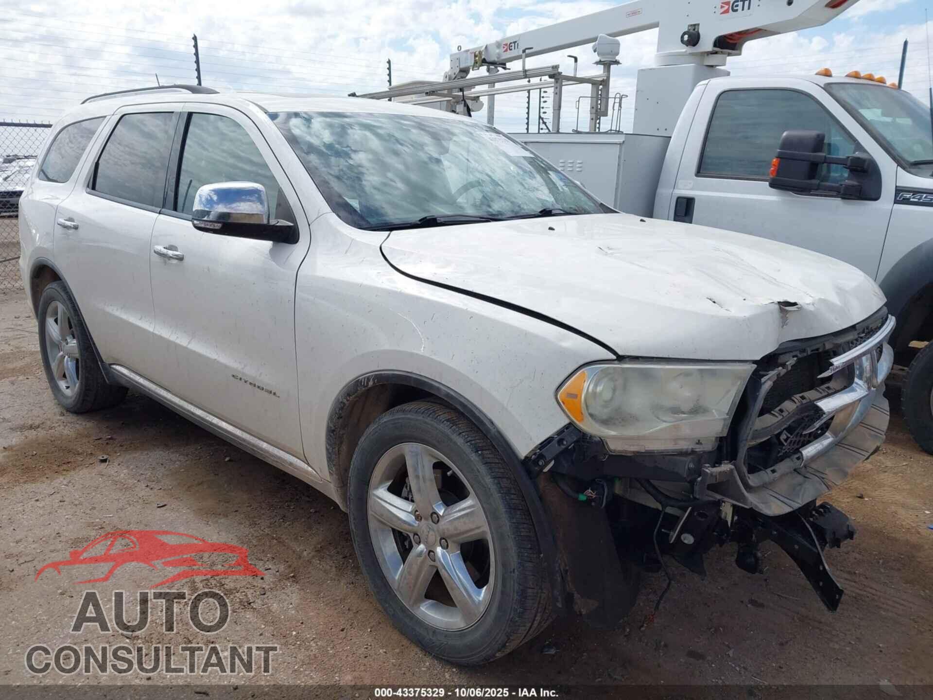 DODGE DURANGO 2011 - 1D4SD5GT4BC711778