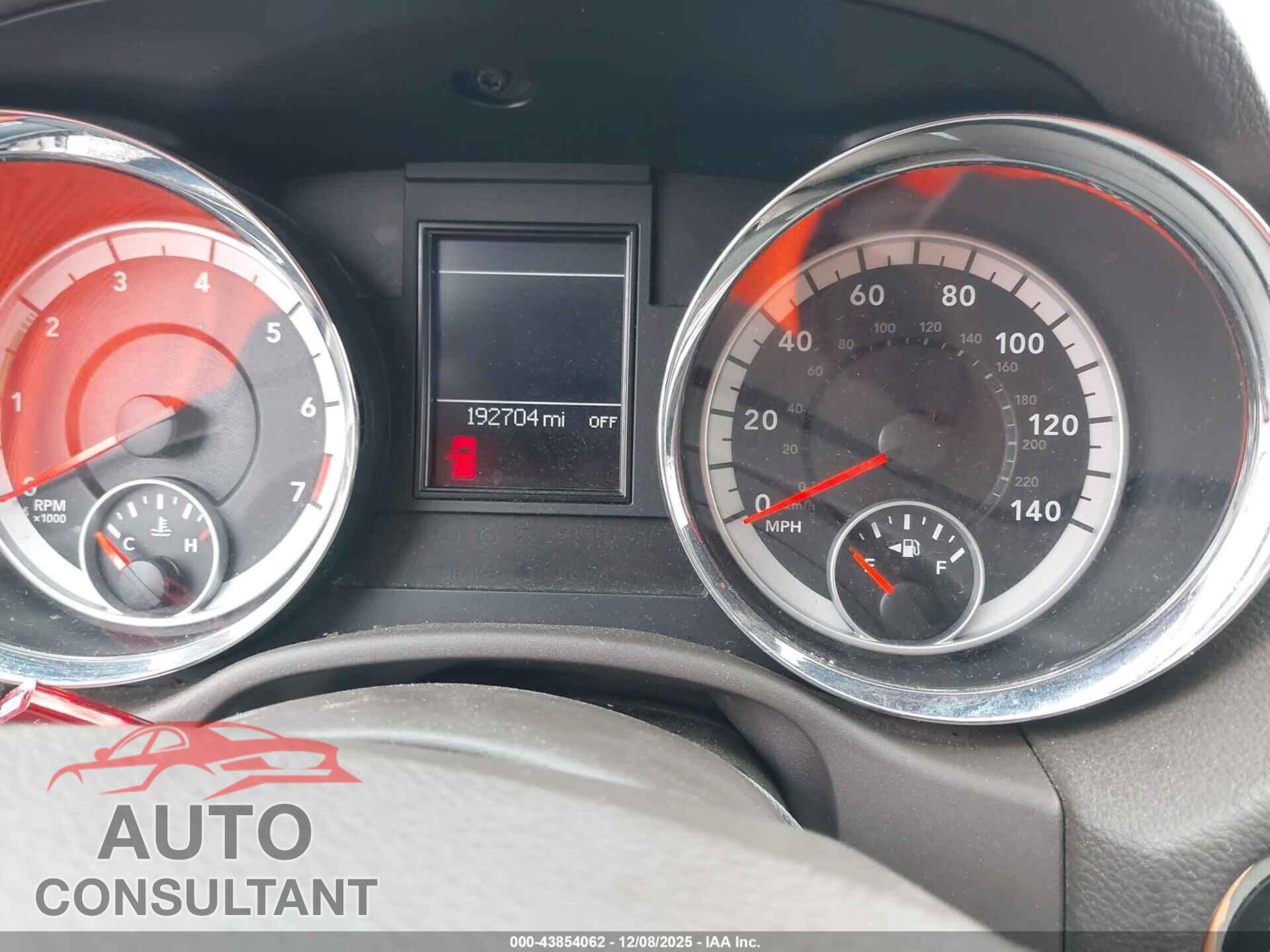 DODGE DURANGO 2012 - 1C4RDHDG8CC116941