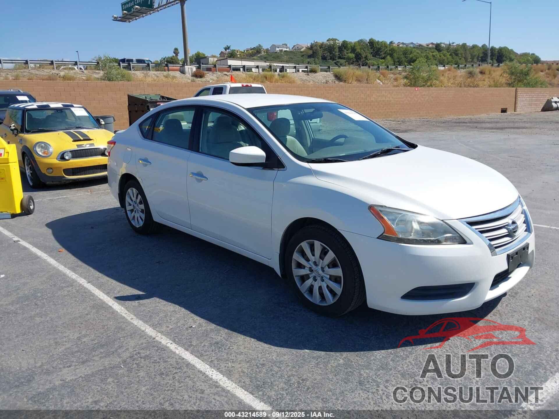 NISSAN SENTRA 2013 - 3N1AB7APXDL673845
