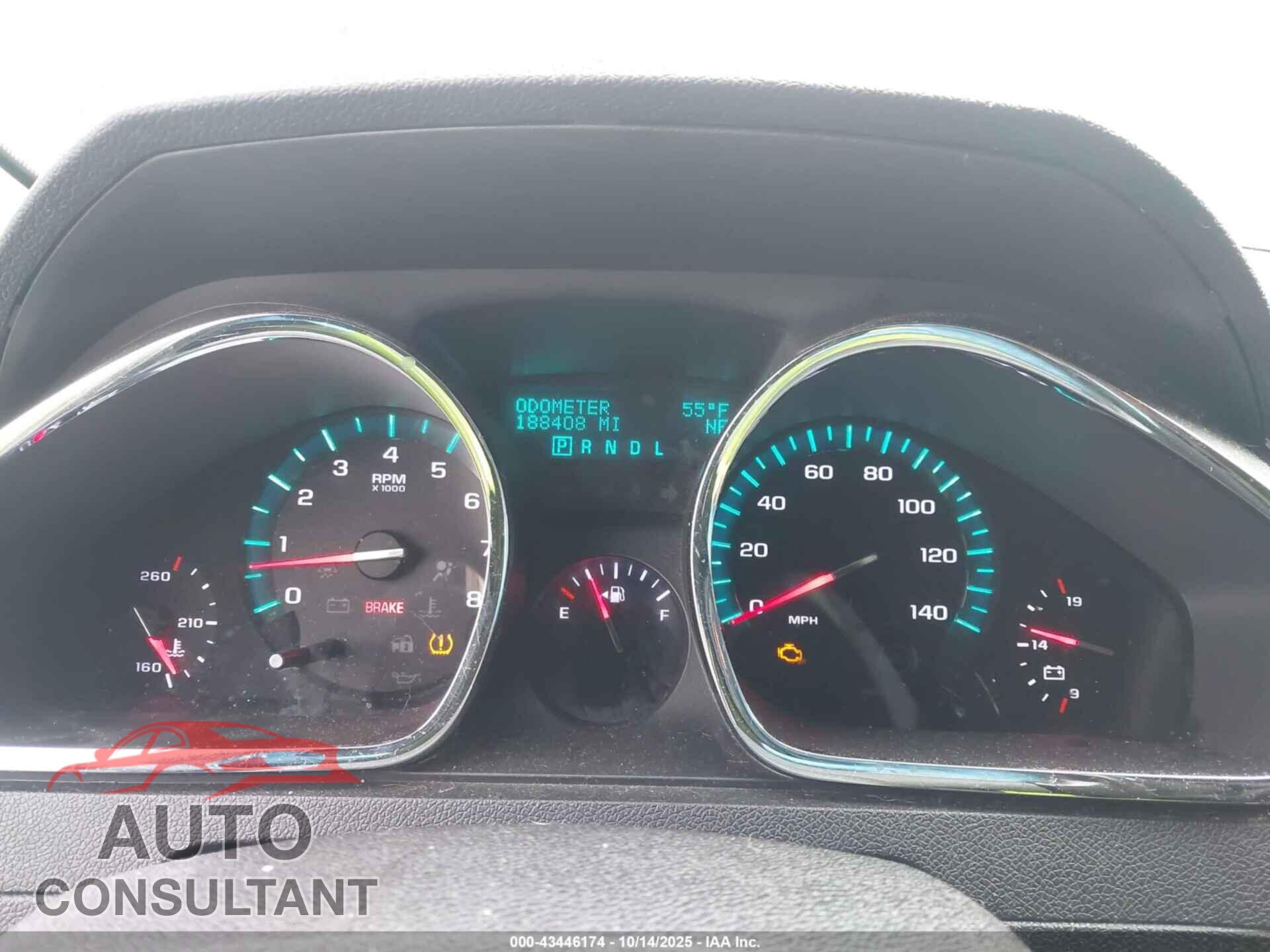 CHEVROLET TRAVERSE 2009 - 1GNER23D19S176084