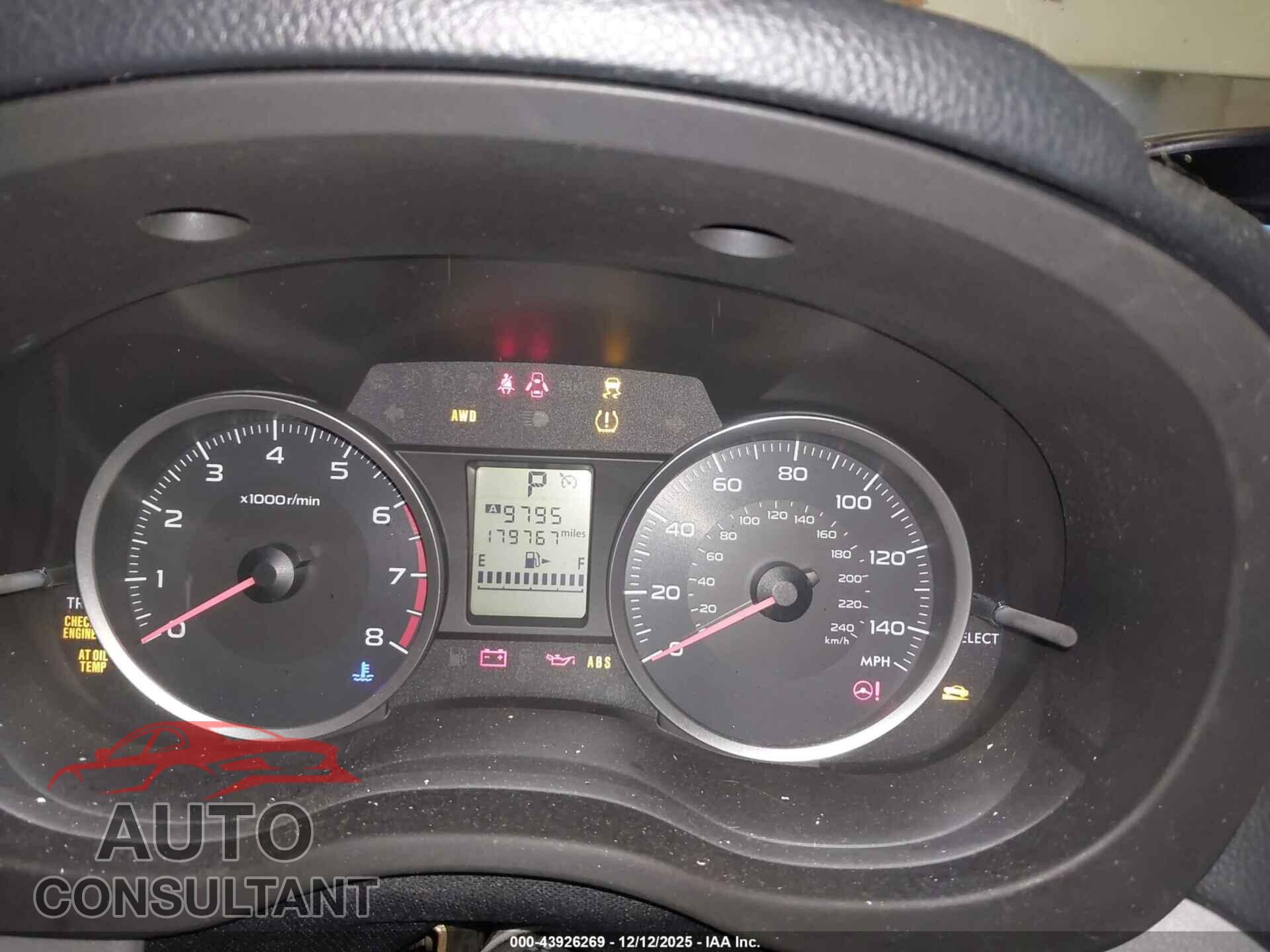 SUBARU FORESTER 2014 - JF2SJAEC0EH423945