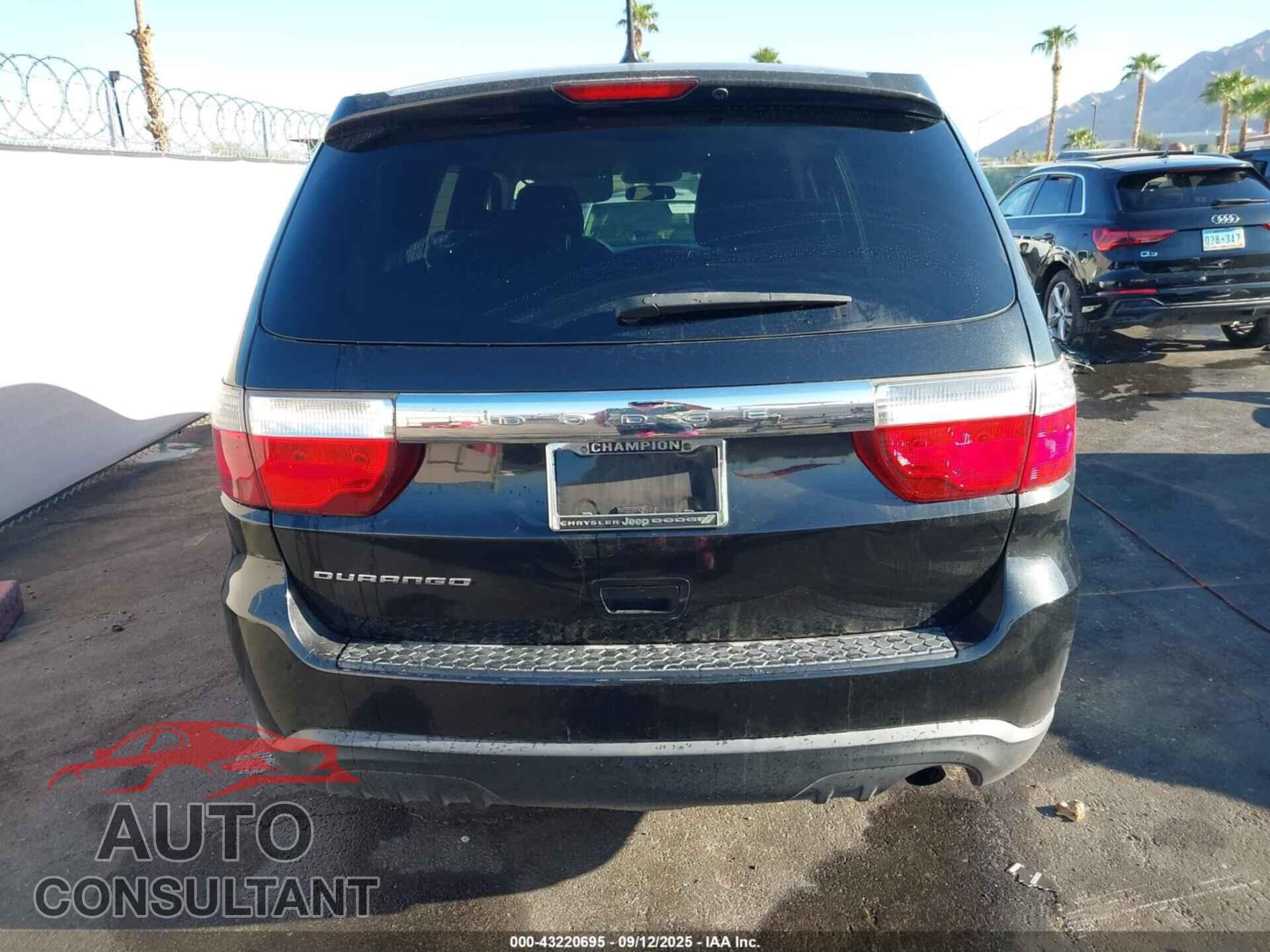 DODGE DURANGO 2013 - 1C4RDHAG6DC693358