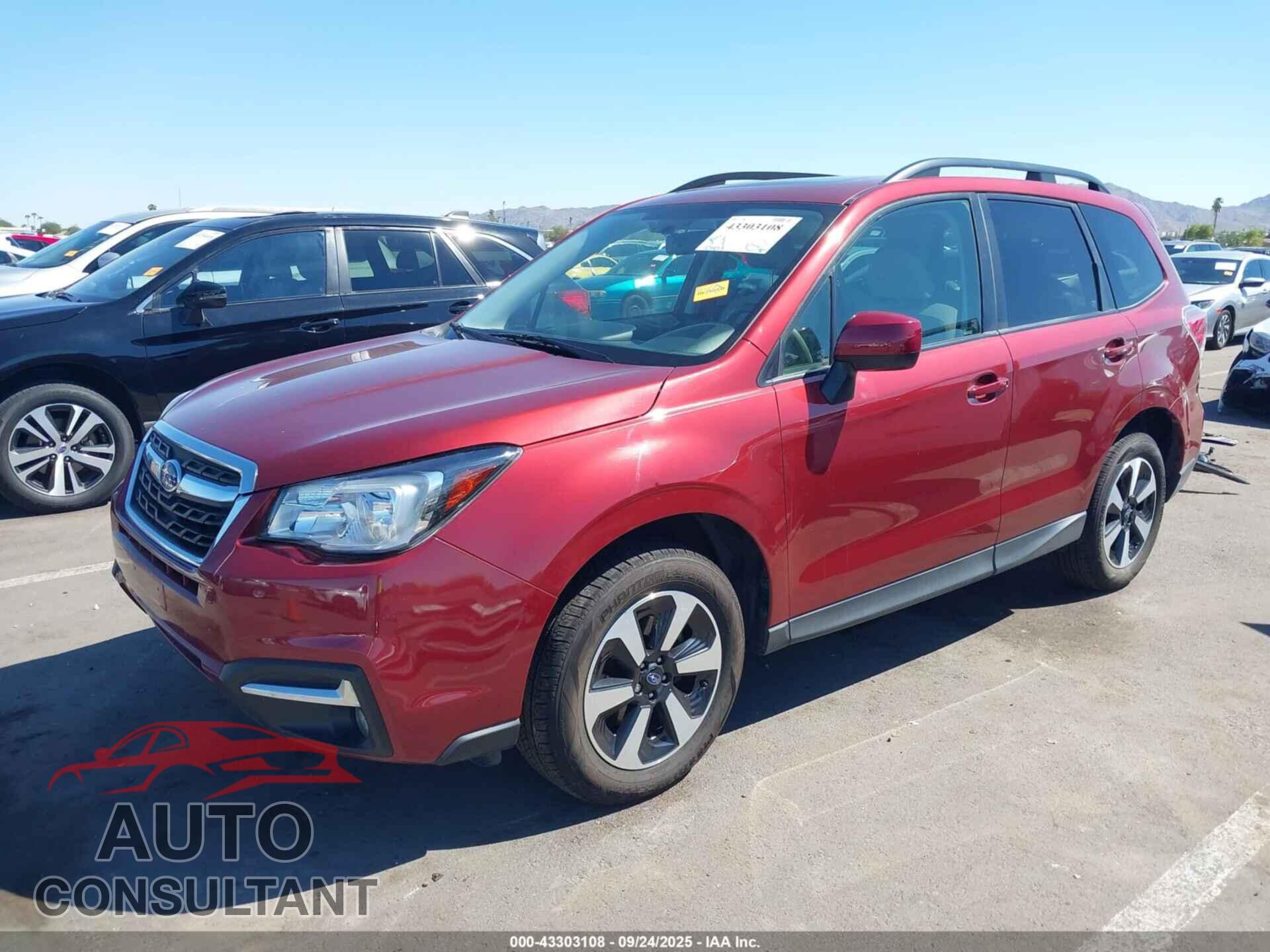 SUBARU FORESTER 2017 - JF2SJAGC7HH438542