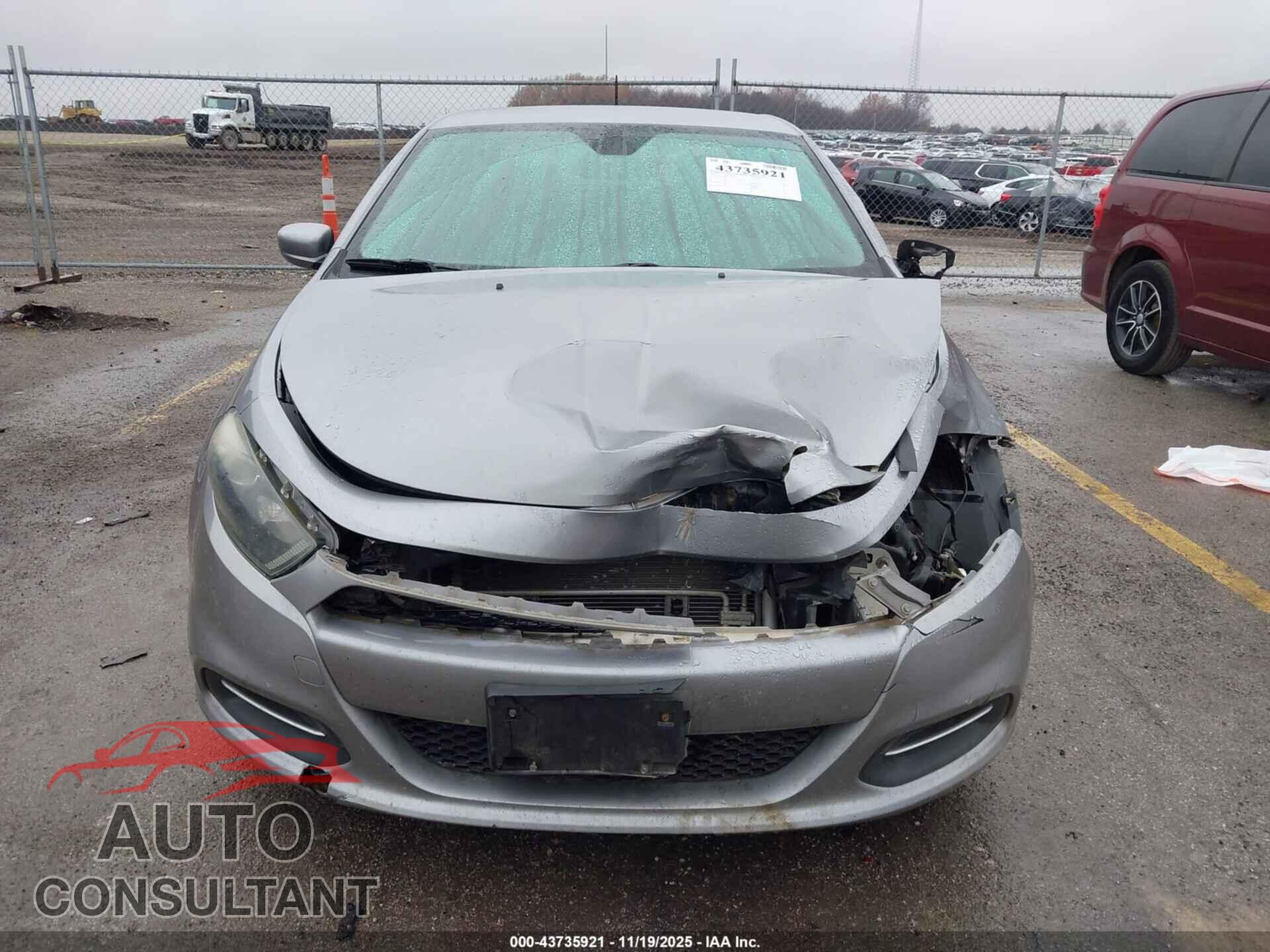 DODGE DART 2015 - 1C3CDFBB6FD159534