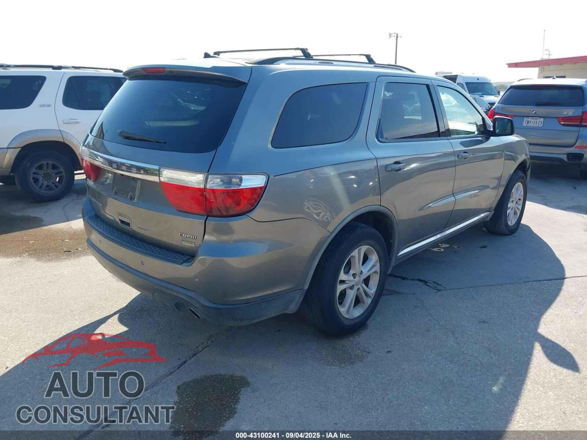 DODGE DURANGO 2011 - 1D4RD4GG2BC708342