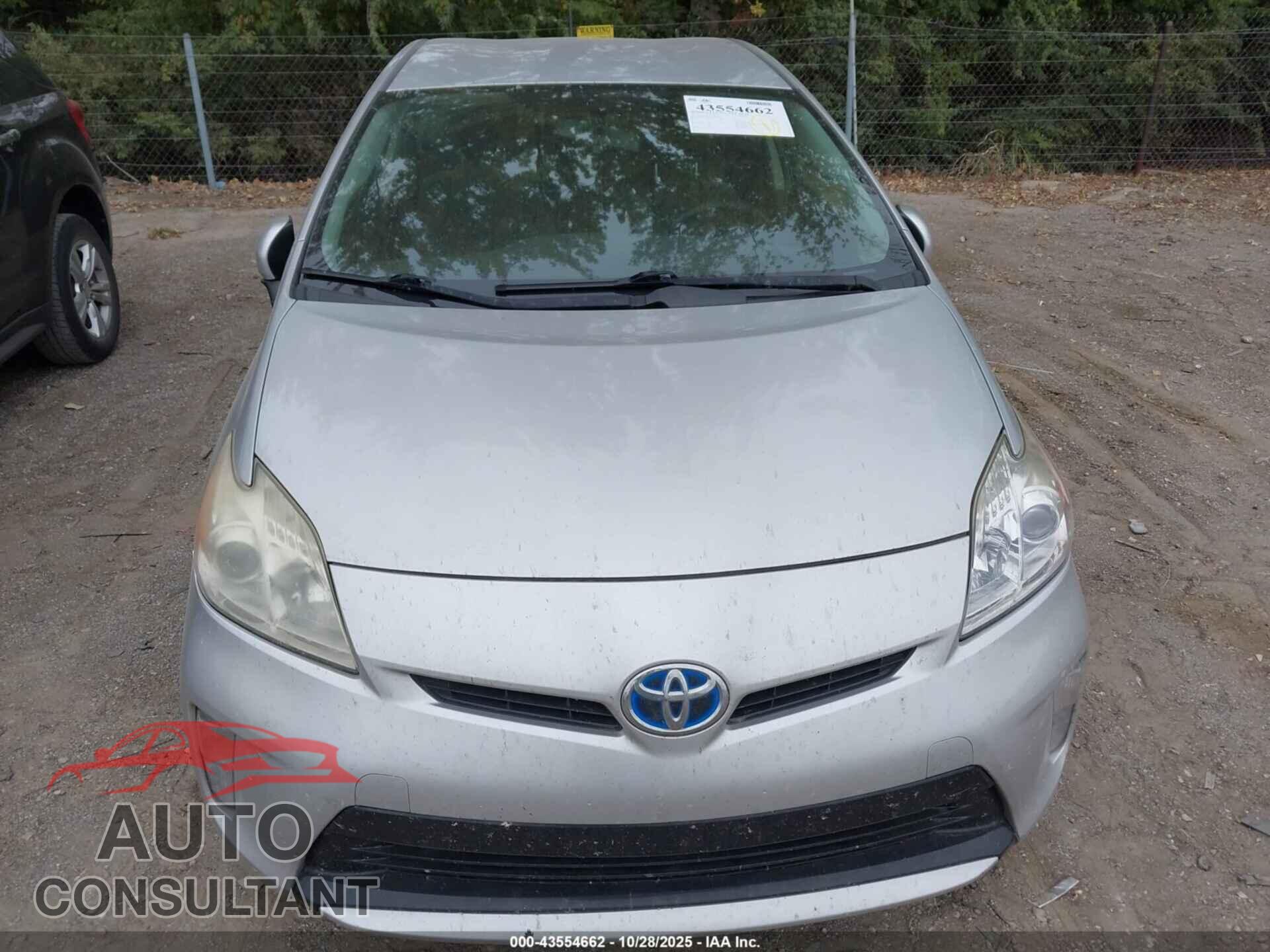 TOYOTA PRIUS 2013 - JTDKN3DU2D5656301