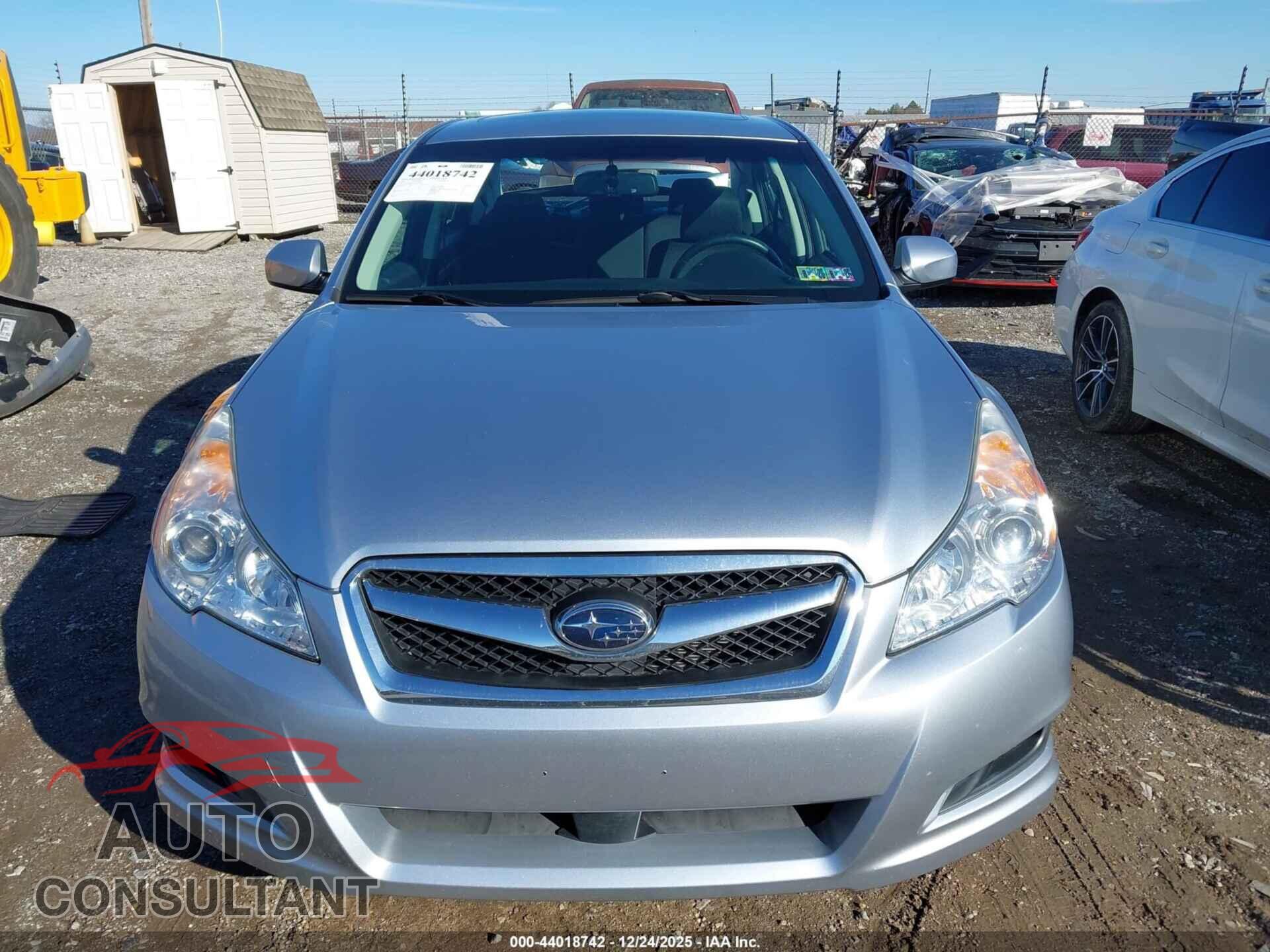SUBARU LEGACY 2012 - 4S3BMBG67C3030747