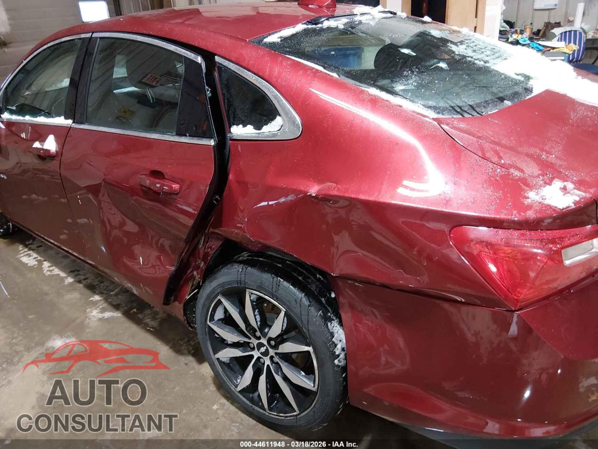 CHEVROLET MALIBU 2017 - 1G1ZE5STXHF283473