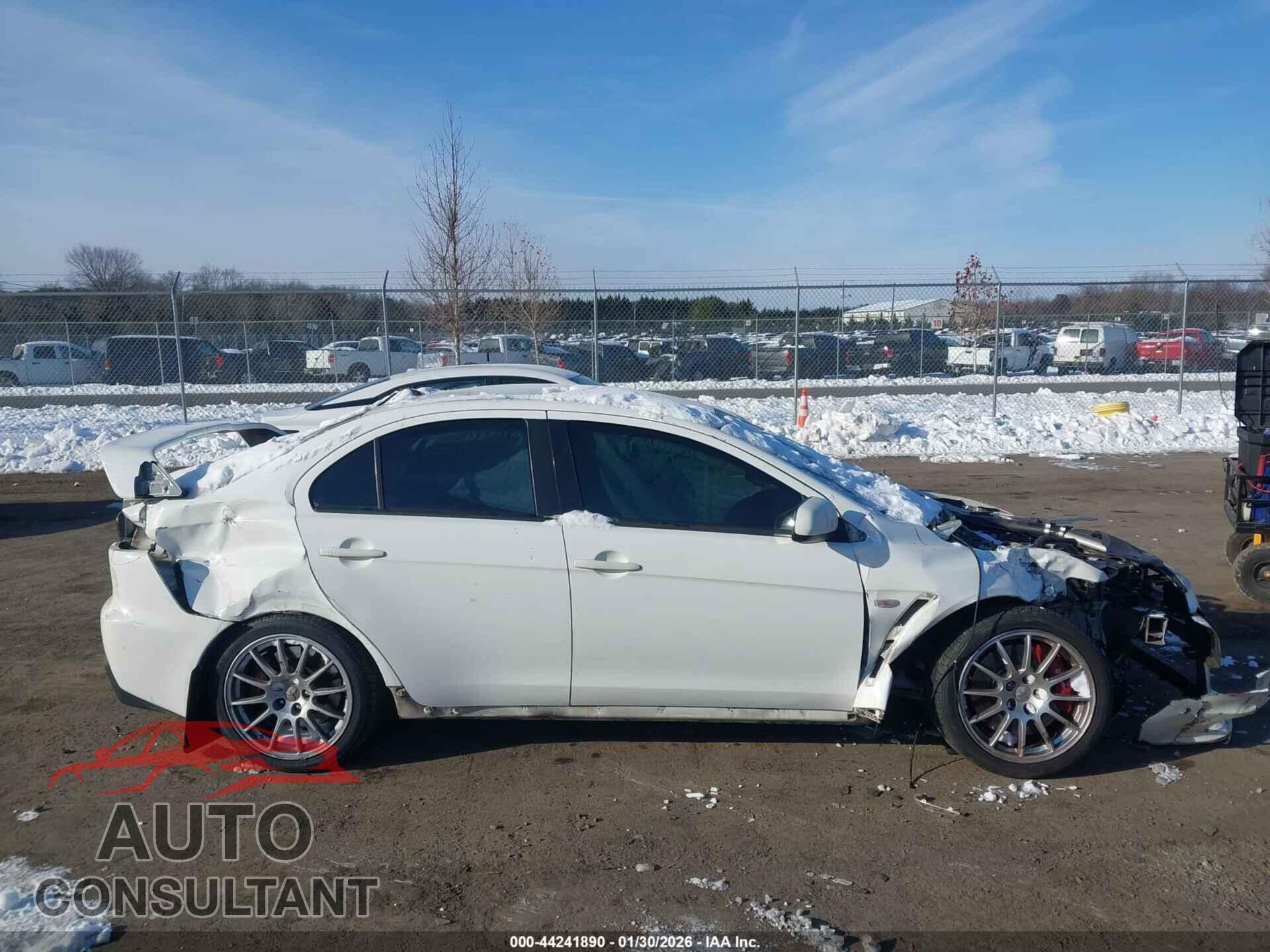 MITSUBISHI LANCER EVOLUTION 2011 - JA32W8FV7BU014397