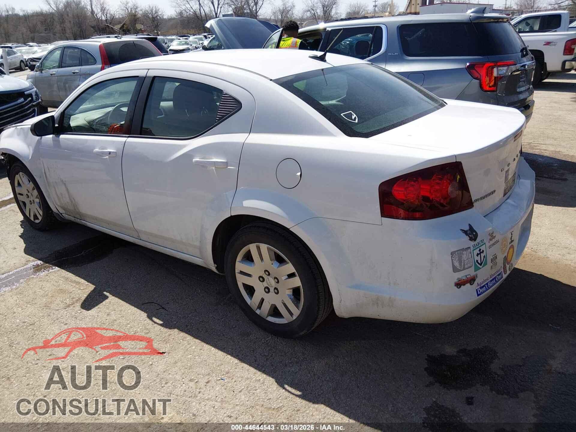 DODGE AVENGER 2011 - 1B3BD4FB0BN548651
