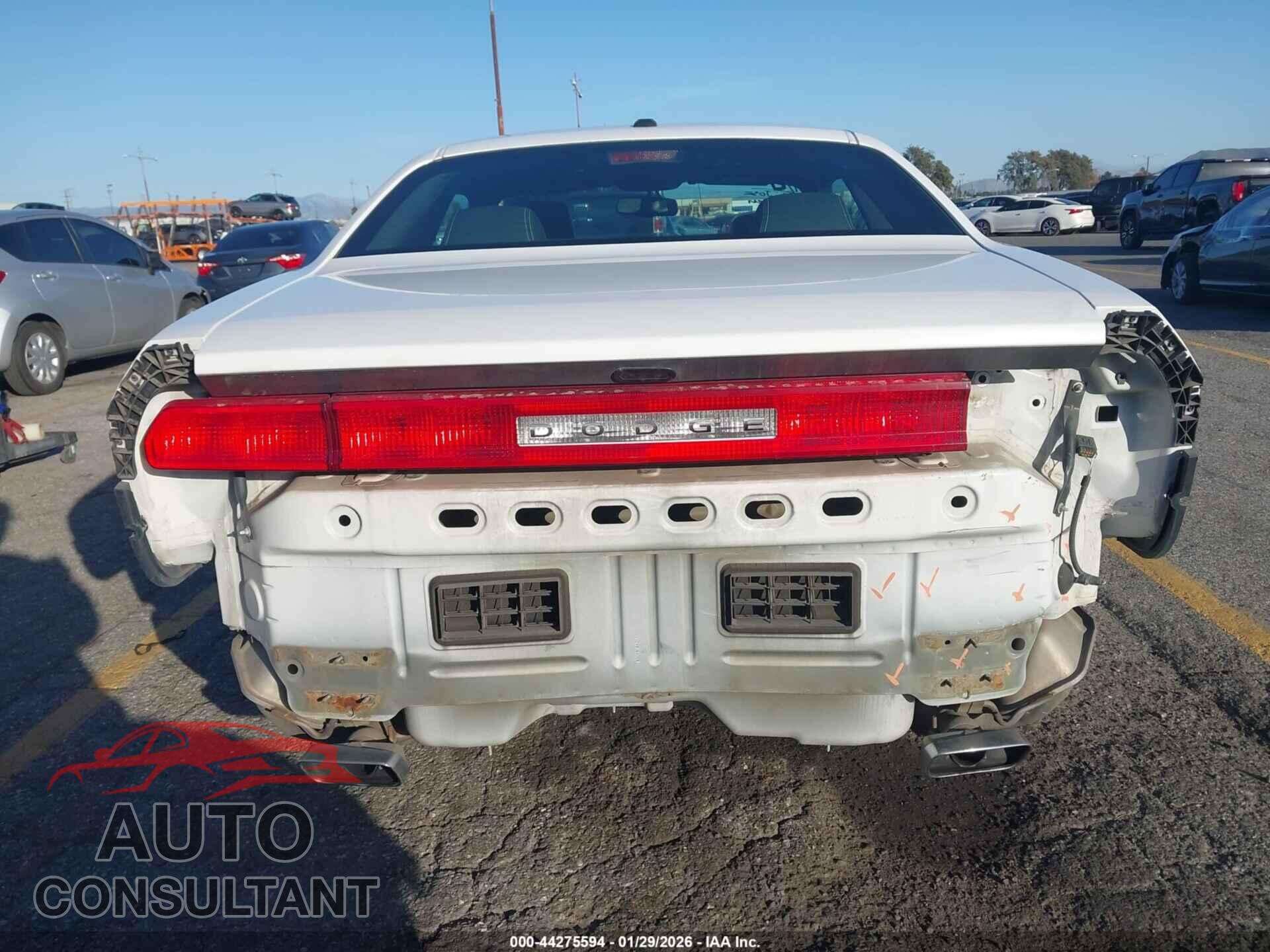DODGE CHALLENGER 2012 - 2C3CDYAG2CH174166