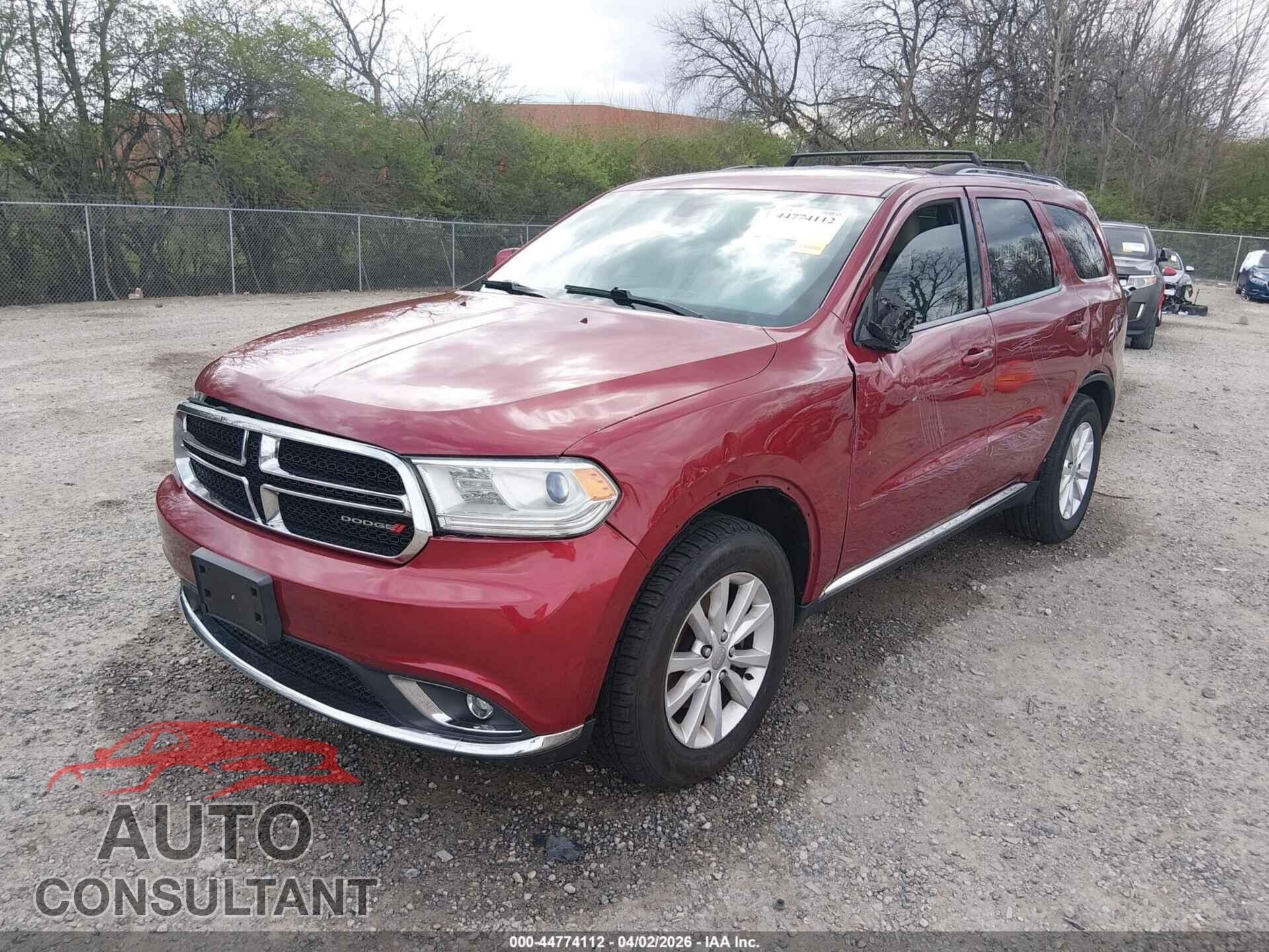 DODGE DURANGO 2014 - 1C4RDJAG0EC562533
