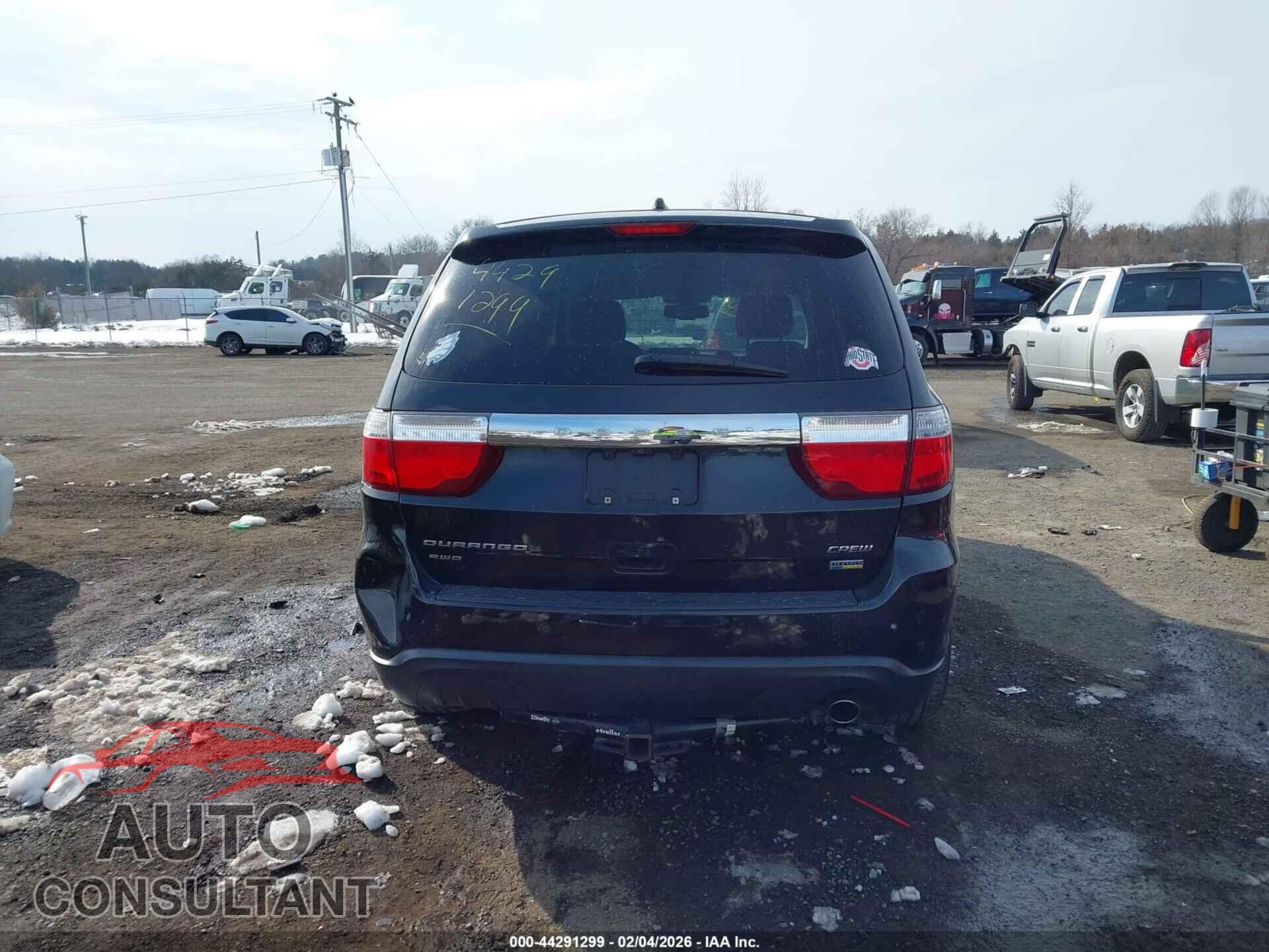 DODGE DURANGO 2012 - 1C4RDJDG7CC247642