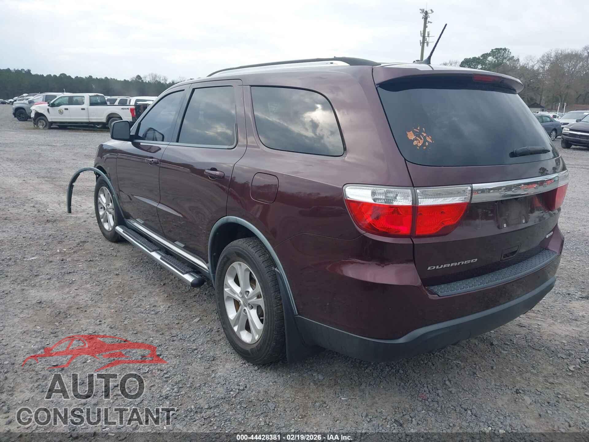 DODGE DURANGO 2012 - 1C4RDHDG5CC210744