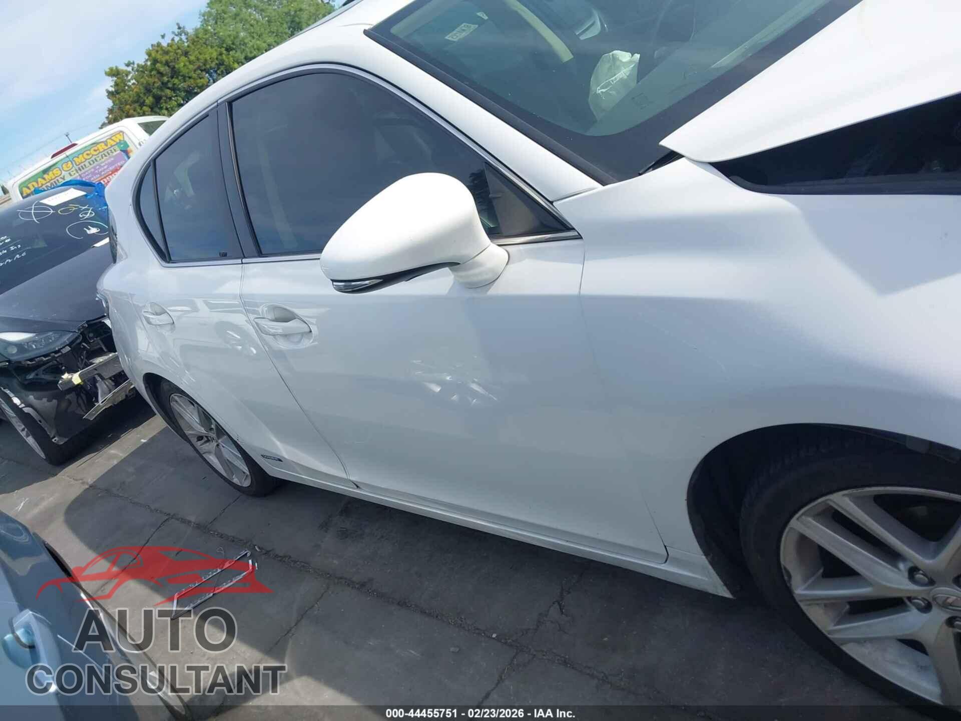 LEXUS CT 200H 2014 - JTHKD5BH4E2207854