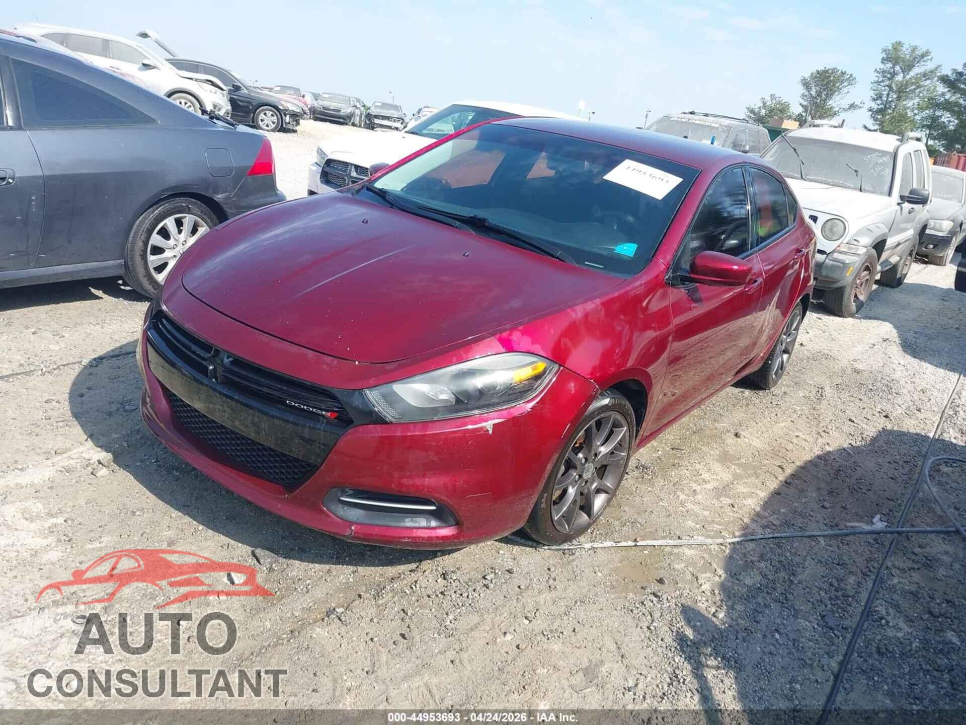 DODGE DART 2015 - 1C3CDFAA6FD363310